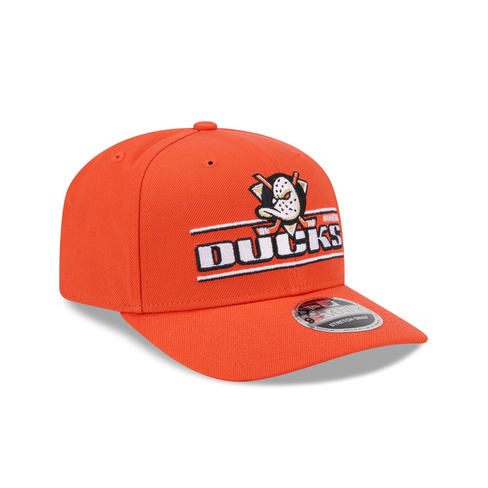 Anaheim Ducks Stated 9SEVENTY Stretch-Snap Hat - Image 3