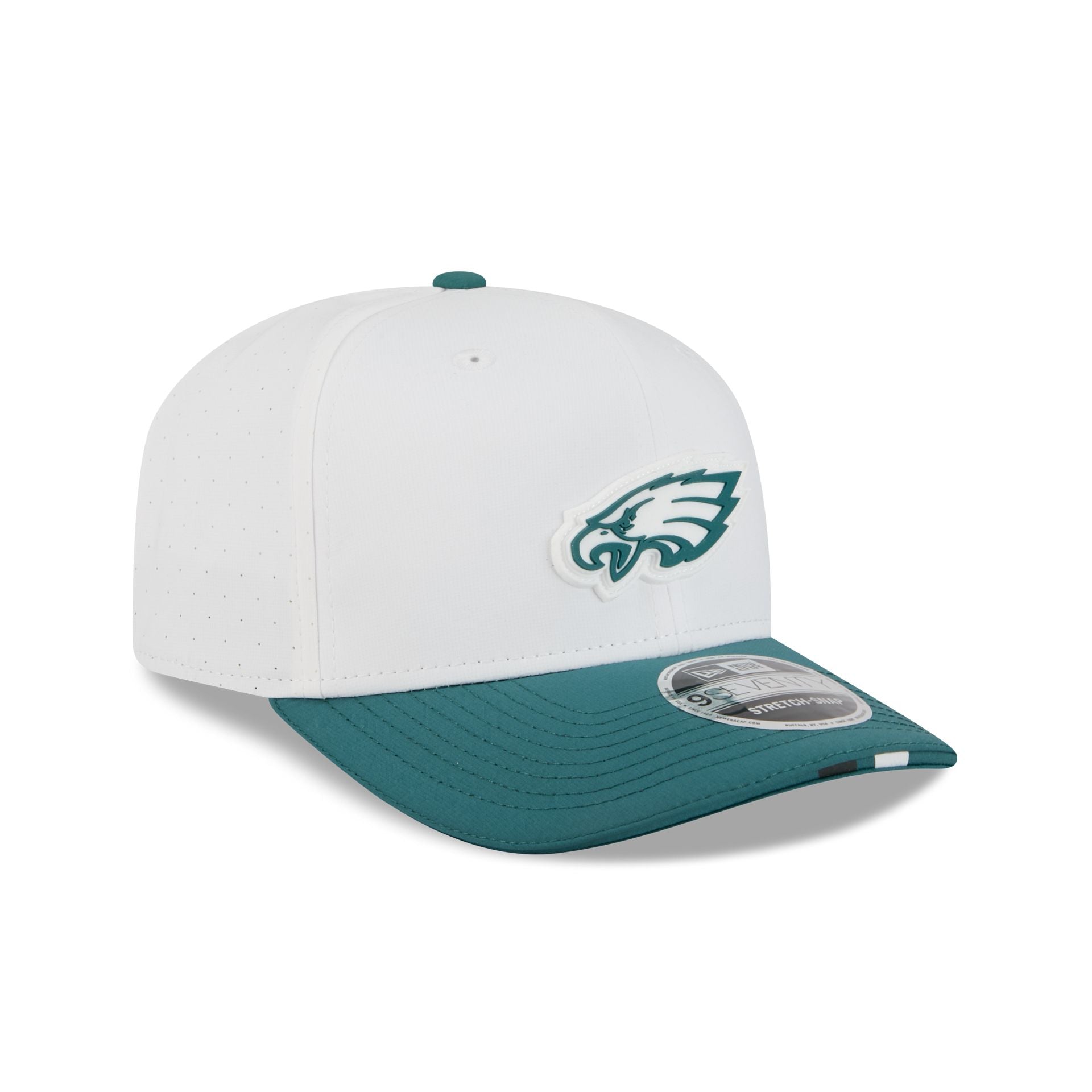Philadelphia Eagles 2025 Training 9SEVENTY Stretch-Snap Hat - Image 3