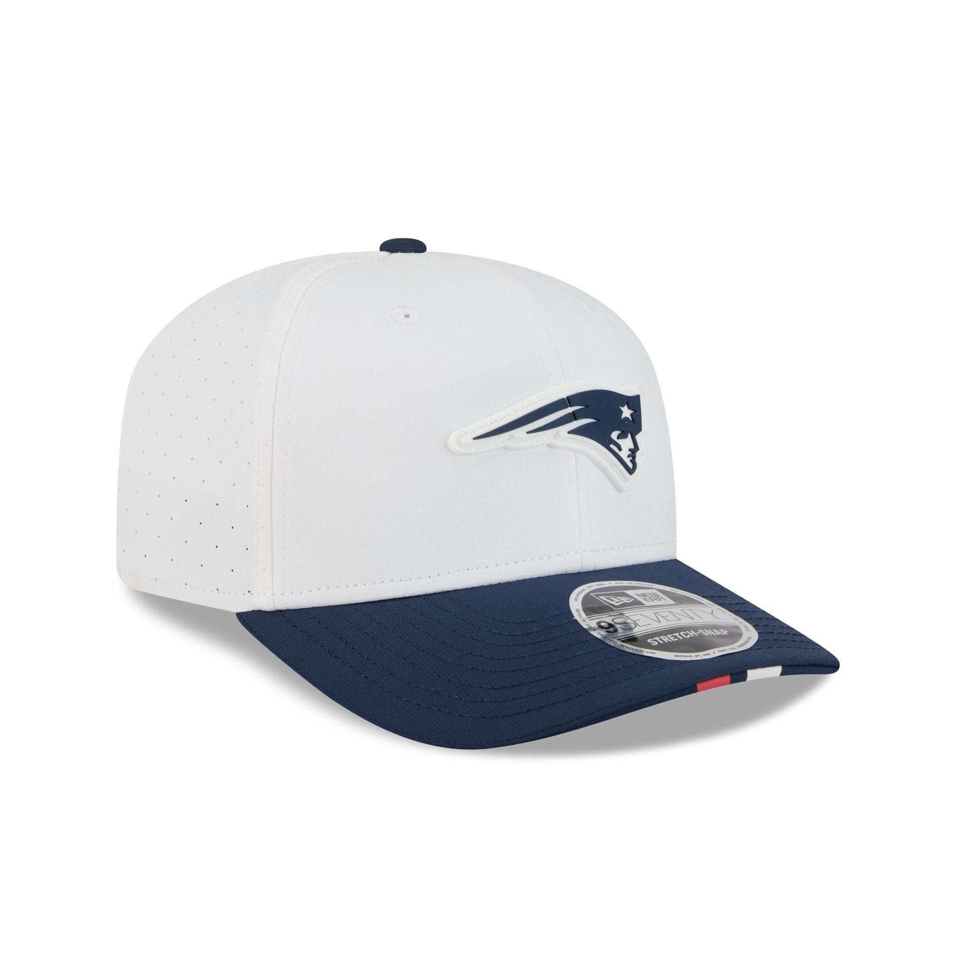 New England Patriots 2025 Training 9SEVENTY Stretch-Snap Hat - Image 3