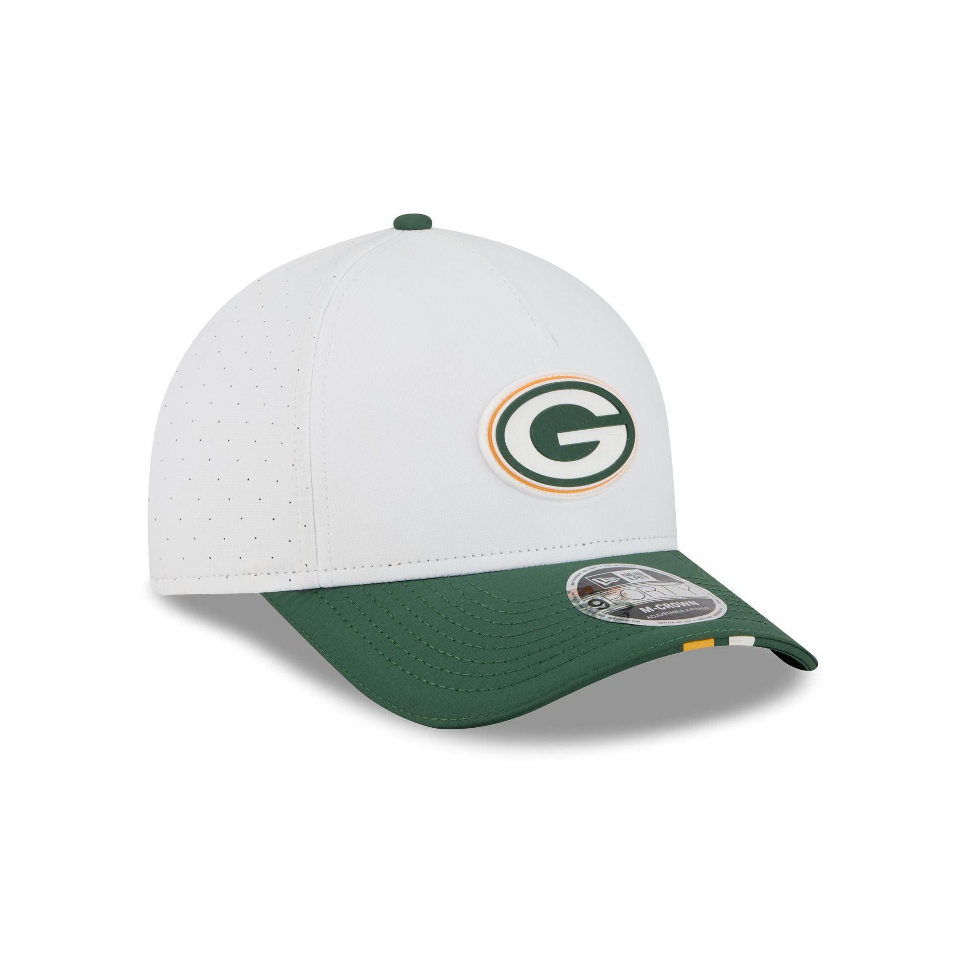 Green Bay Packers 2025 Training 9FORTY M-Crown A-Frame Snapback Hat - Image 3
