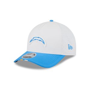 Los Angeles Chargers 2025 Training 9FORTY M-Crown A-Frame Snapback Hat