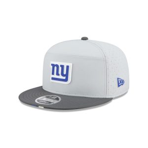 New York Giants 2025 Training Gray Split Panel 9FIFTY Snapback Hat