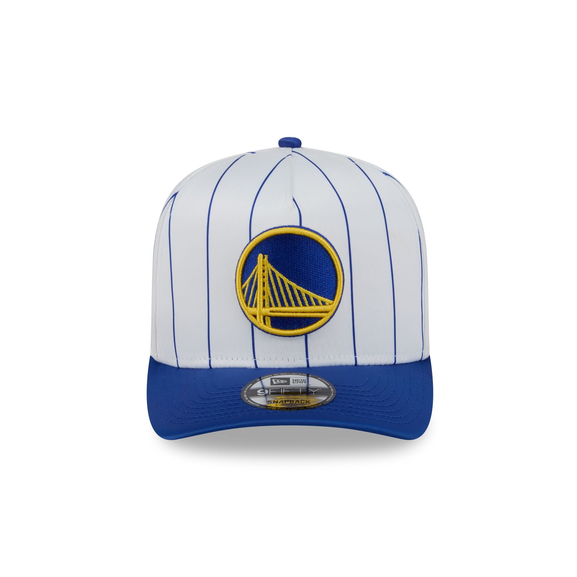 Golden State Warriors Satin Pinstripe 9FIFTY A-Frame Snapback Hat - Image 2