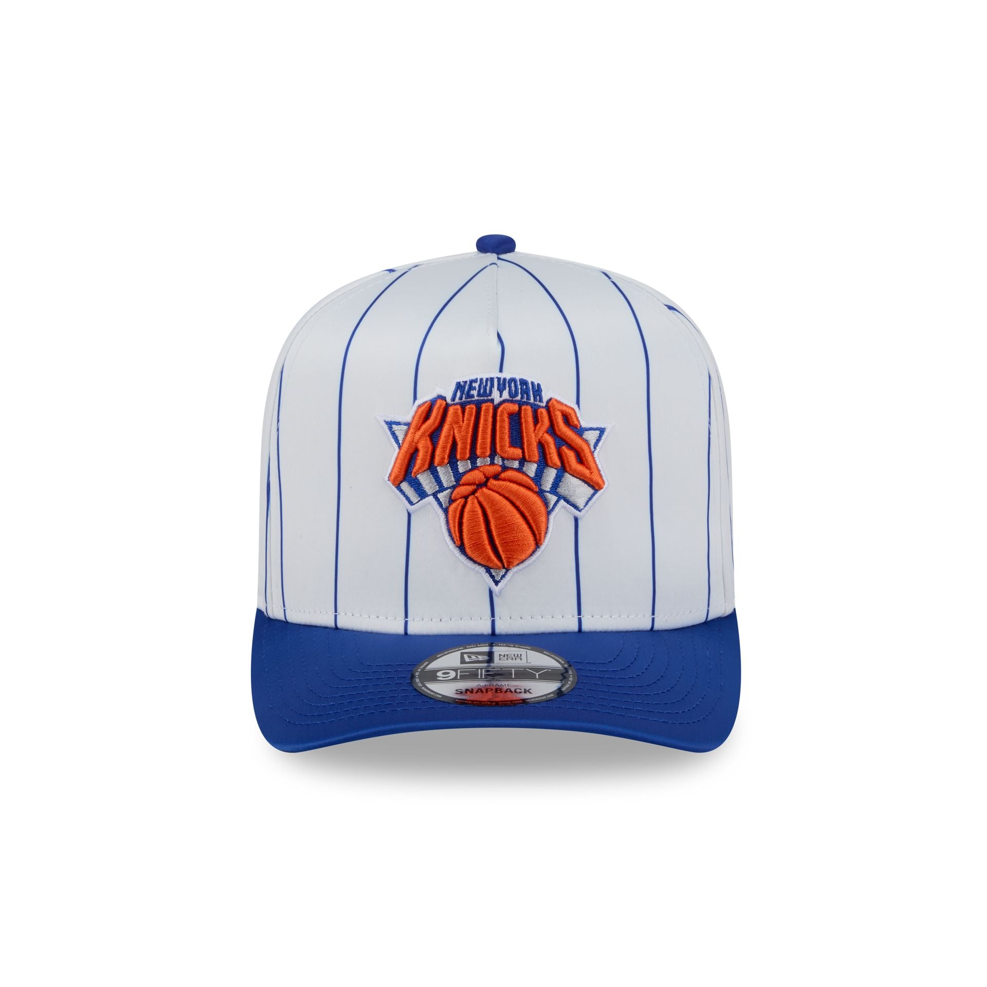New York Knicks Satin Pinstripe 9FIFTY A-Frame Snapback Hat - Image 2