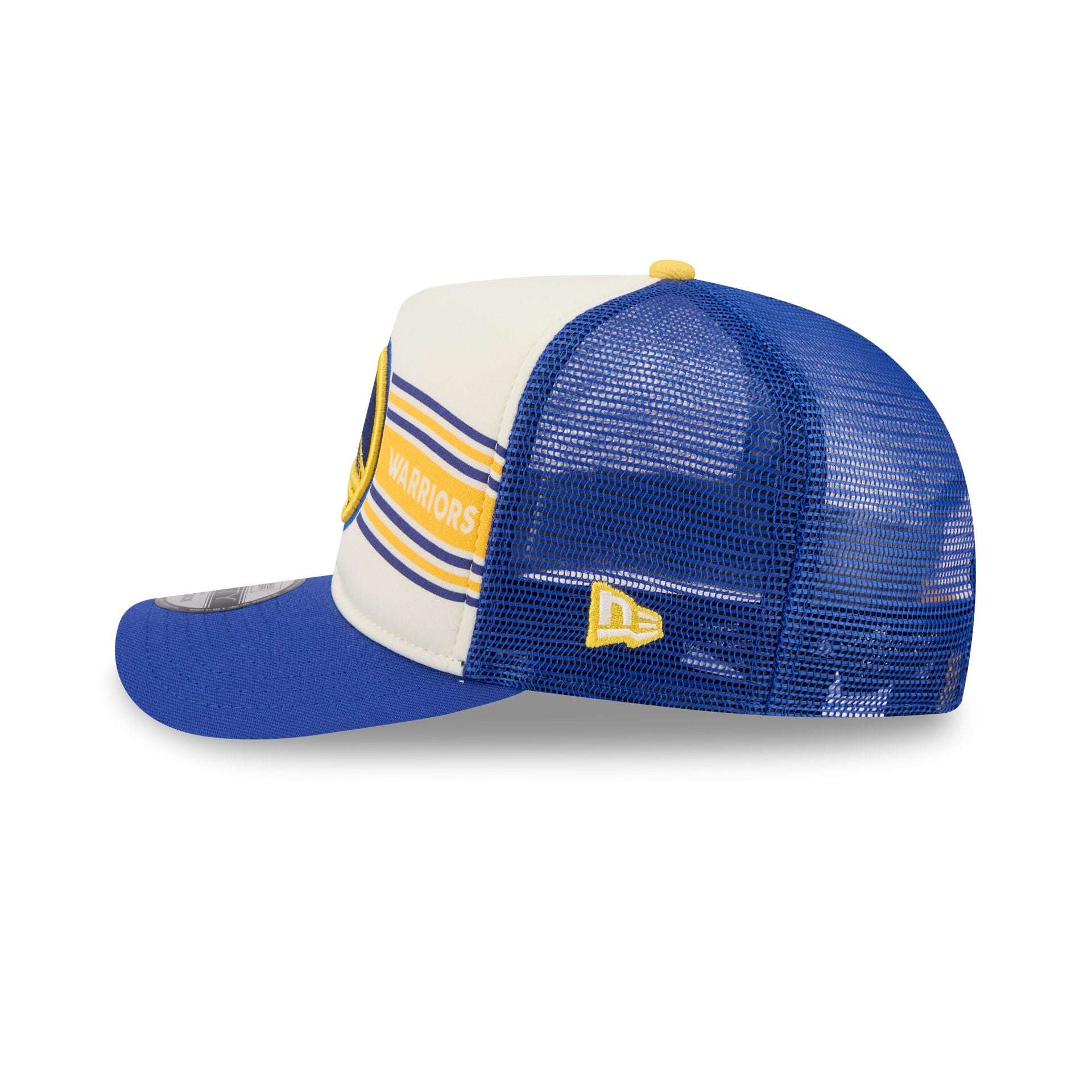Golden State Warriors Banner 9FIFTY A-Frame Trucker Hat - Image 4