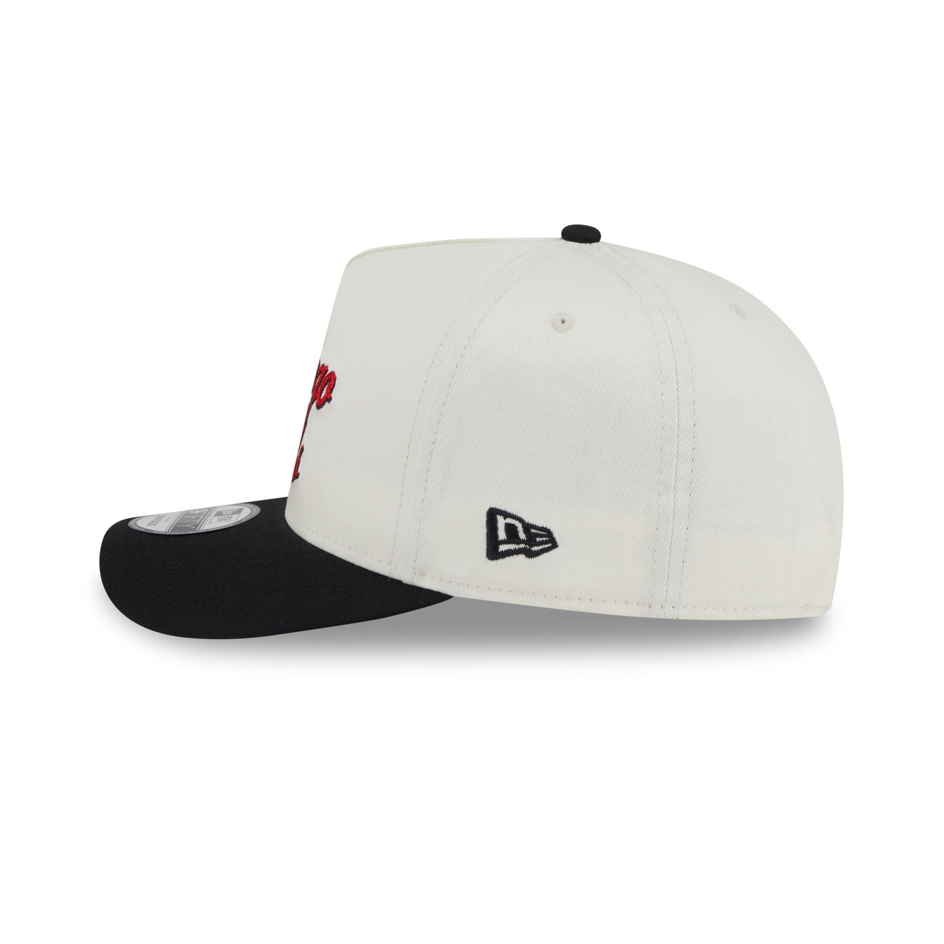 Chicago Bulls Chainstitch 9FIFTY A-Frame Snapback Hat - Image 4