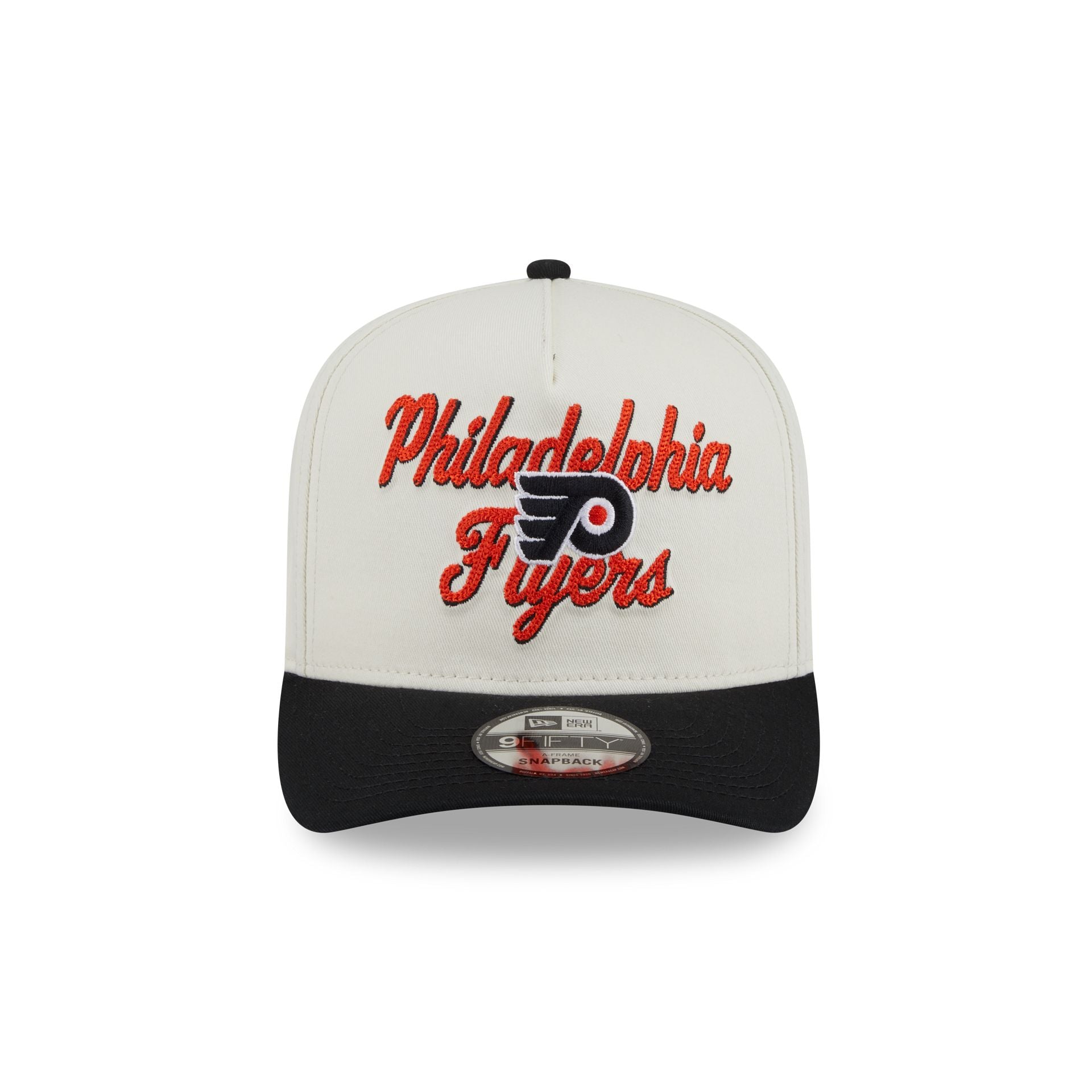 Philadelphia Flyers Chainstitch 9FIFTY A-Frame Snapback Hat - Image 2
