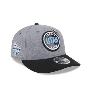 Utah Mammoth Heather Gray Wool Low Profile 9FIFTY Snapback Hat
