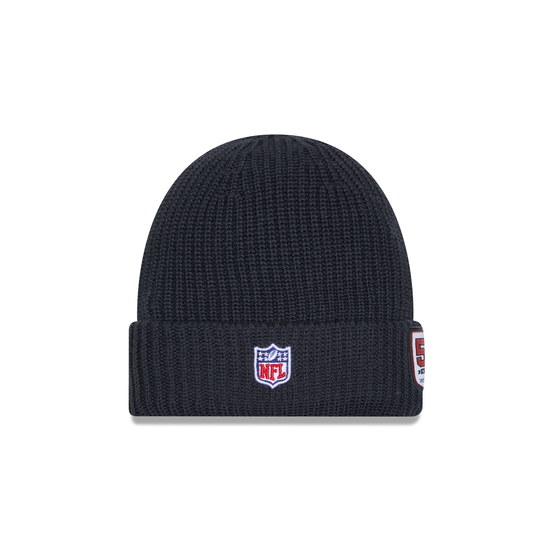 Tampa Bay Buccaneers 2025 Sideline Cold Weather Steel Clouds Cuff Knit Beanie - Image 3