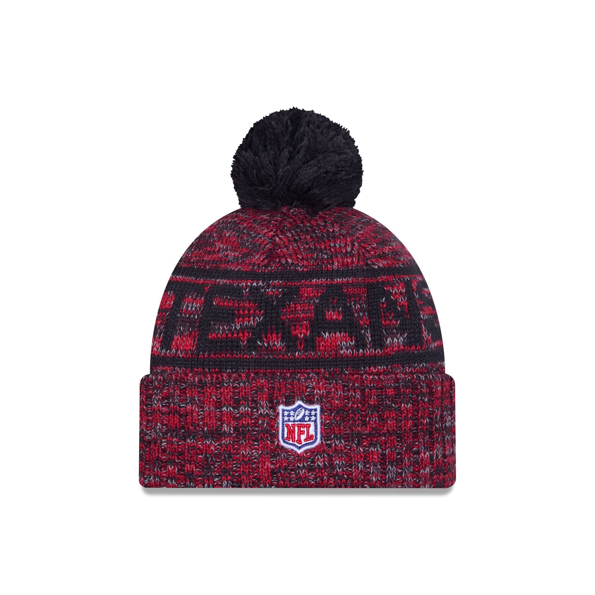 Houston Texans 2025 Sideline Cold Weather Pom Knit Hat - Image 4