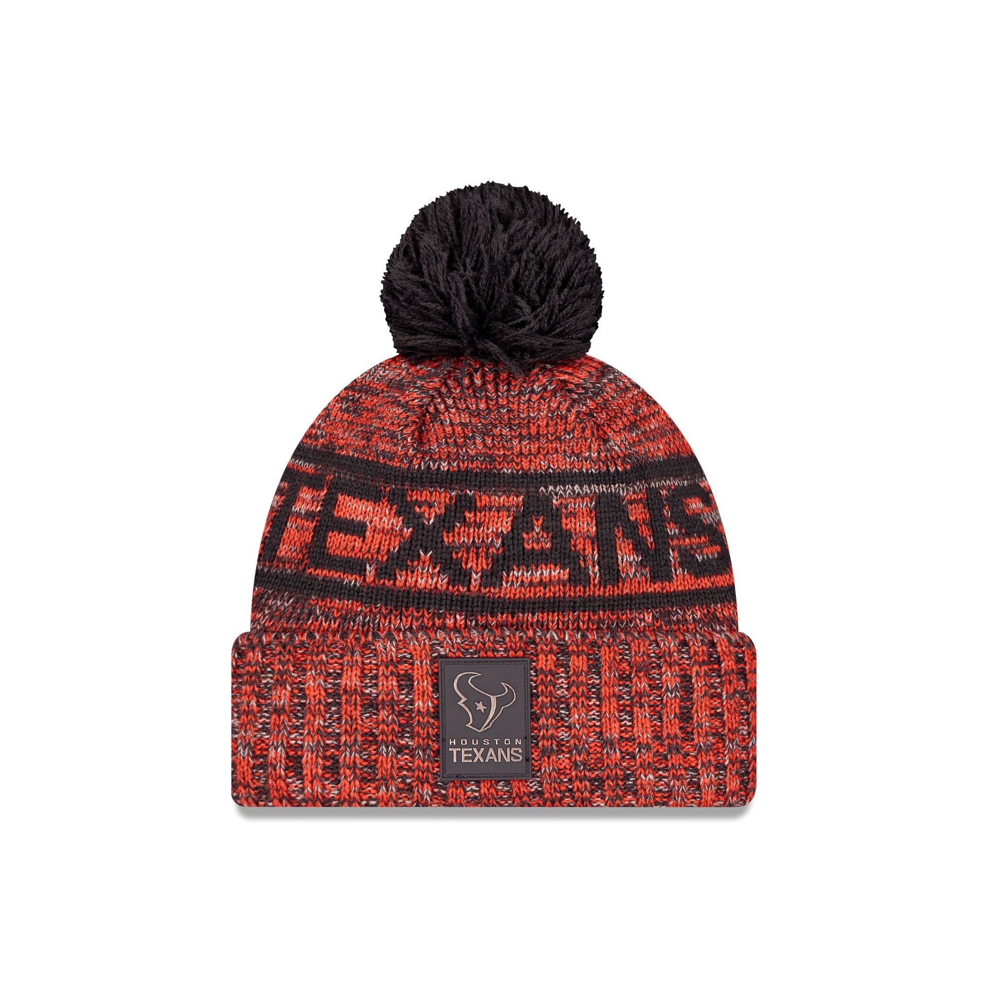Houston Texans 2025 Sideline Cold Weather Pom Knit Hat - Image 2