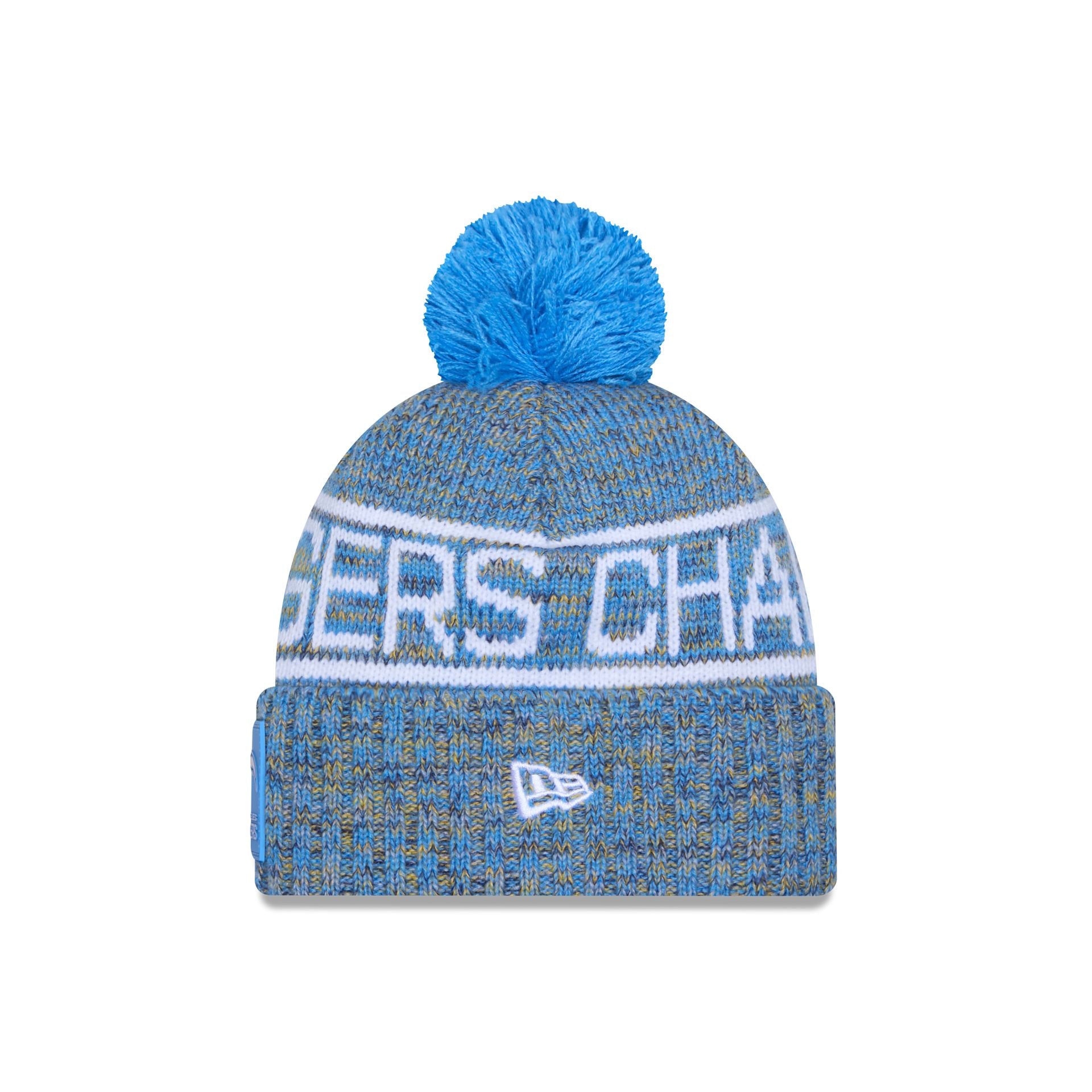 Los Angeles Chargers 2025 Sideline Cold Weather Pom Knit Hat - Image 2