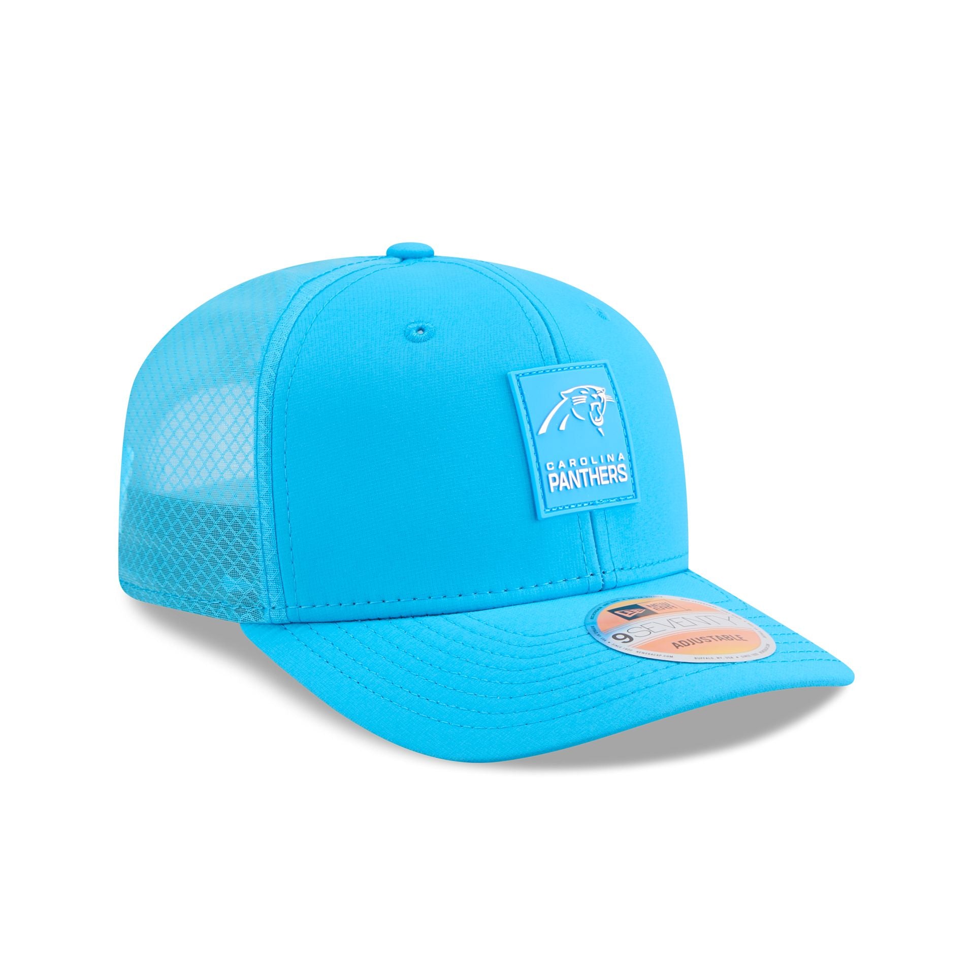 Carolina Panthers 2025 Sideline Hot Weather 9SEVENTY Trucker Hat - Image 3