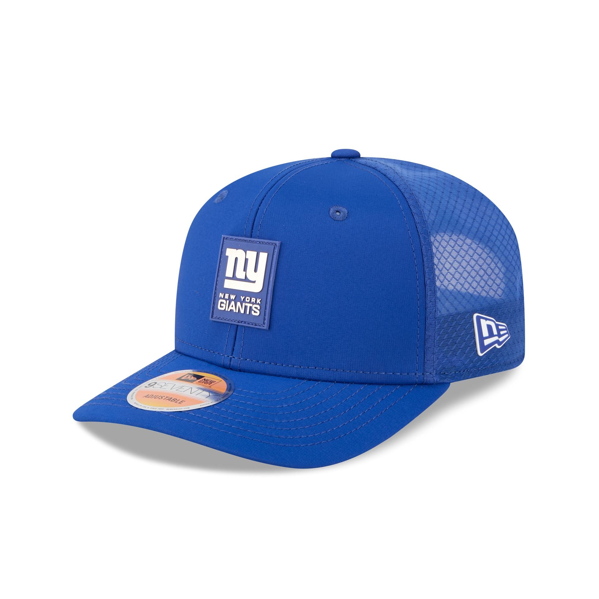 New York Giants 2025 Sideline Hot Weather 9SEVENTY Trucker Hat