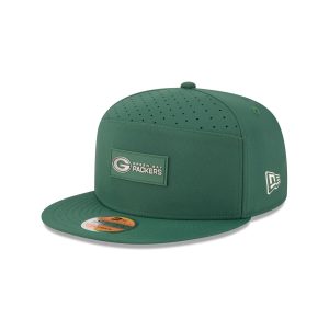 Green Bay Packers 2025 Sideline Hot Weather Split Panel 9FIFTY Snapback Hat