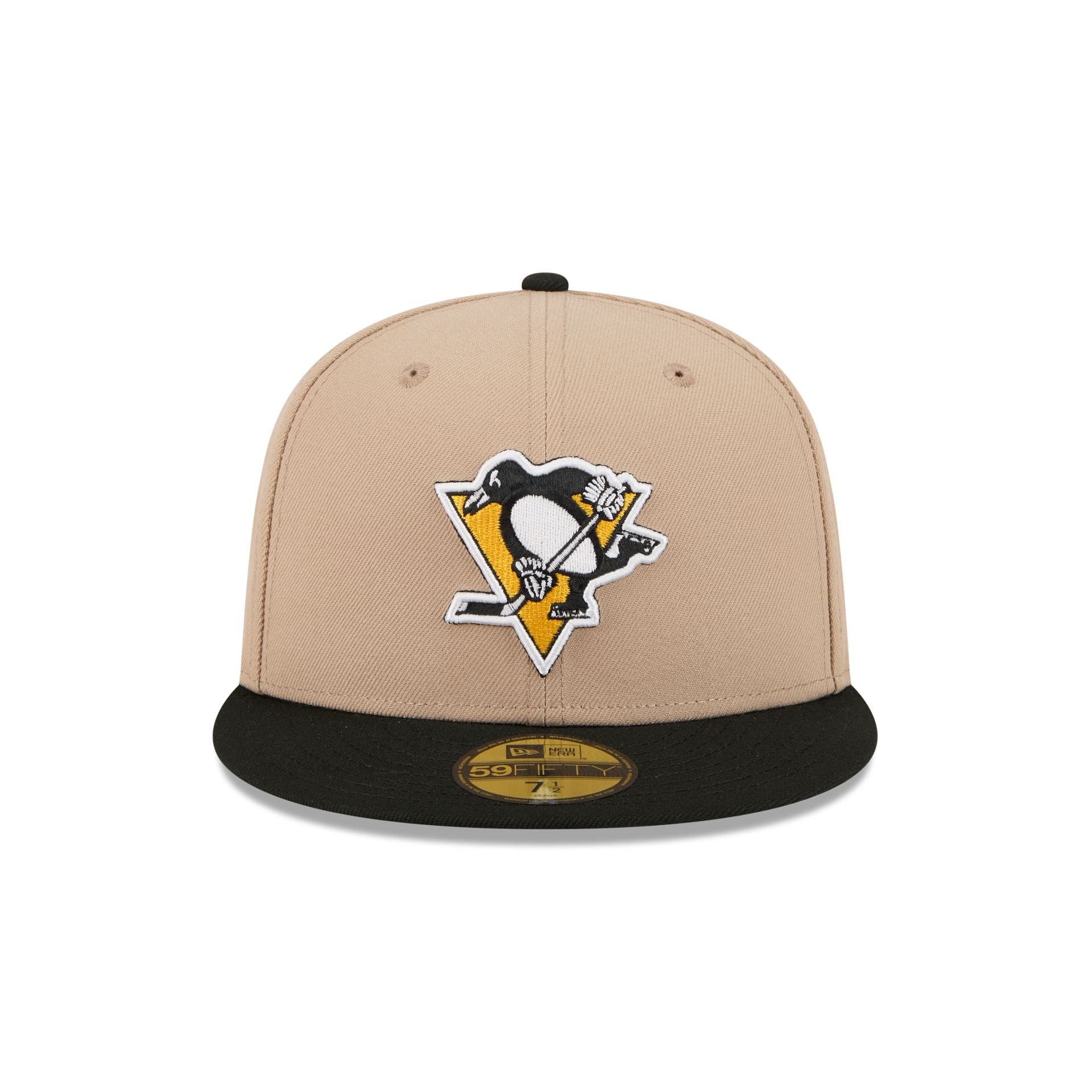 Pittsburgh Penguins Camel 59FIFTY Fitted Hat - Image 2