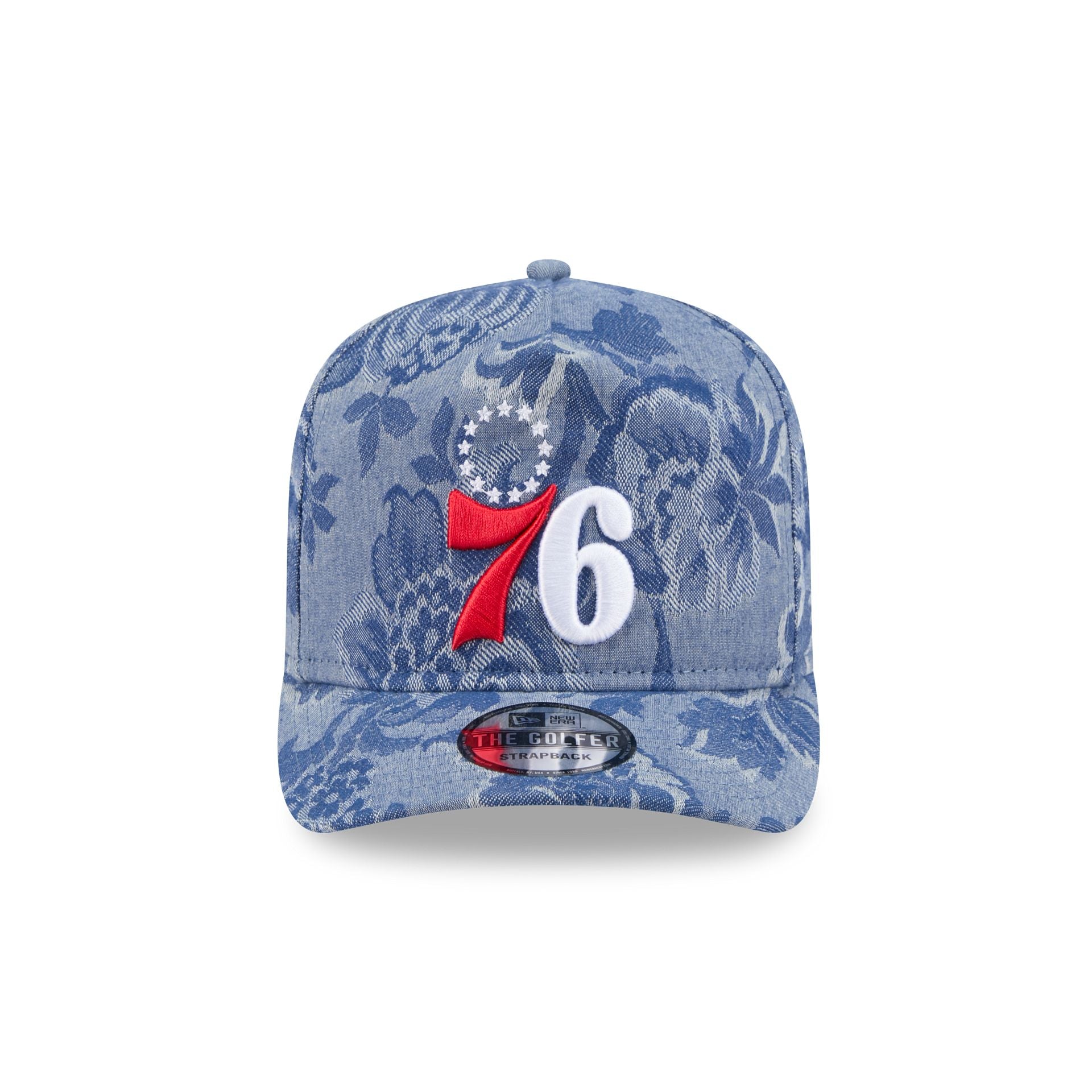 Philadelphia 76ers Denim Jacquard Golfer Hat - Image 2