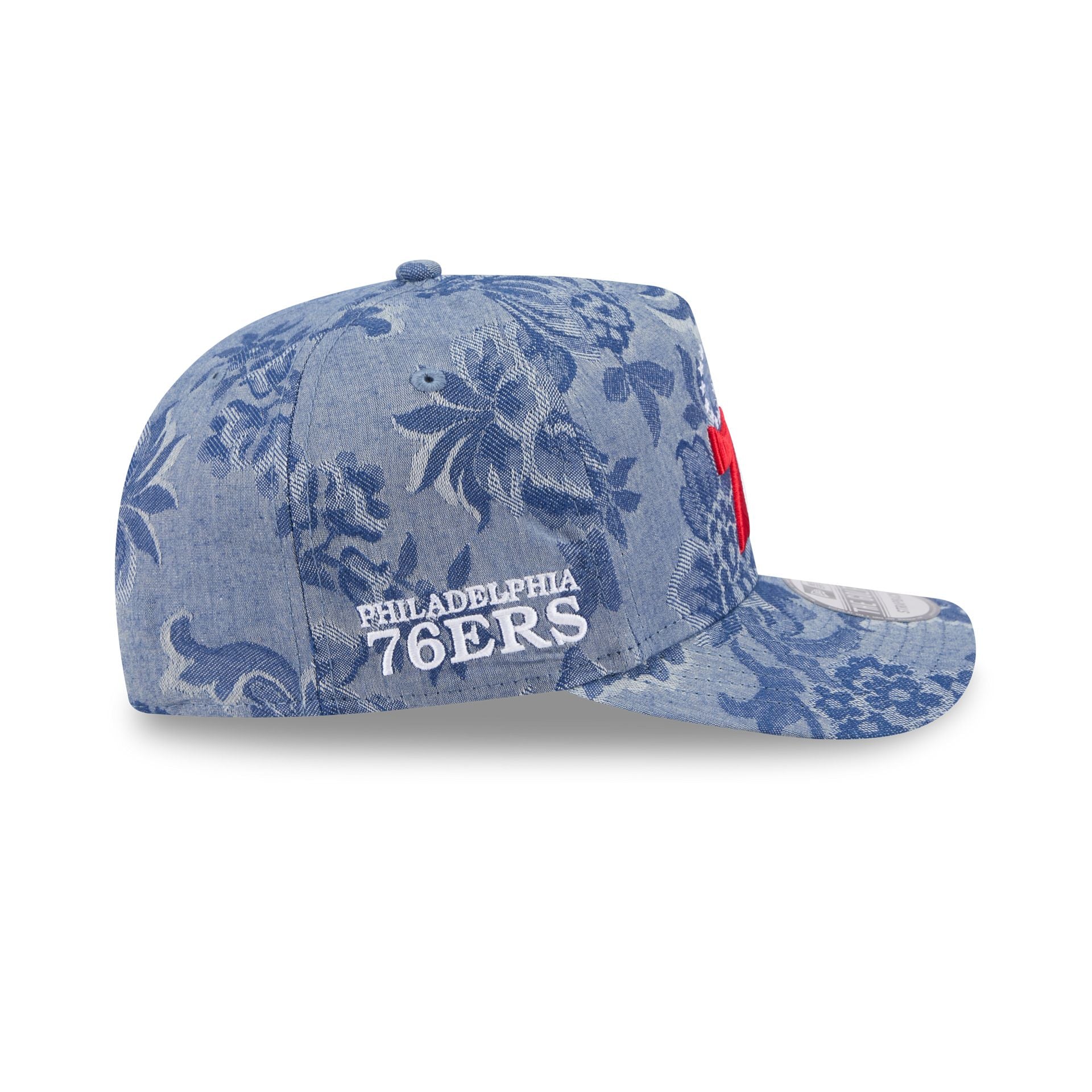 Philadelphia 76ers Denim Jacquard Golfer Hat - Image 4
