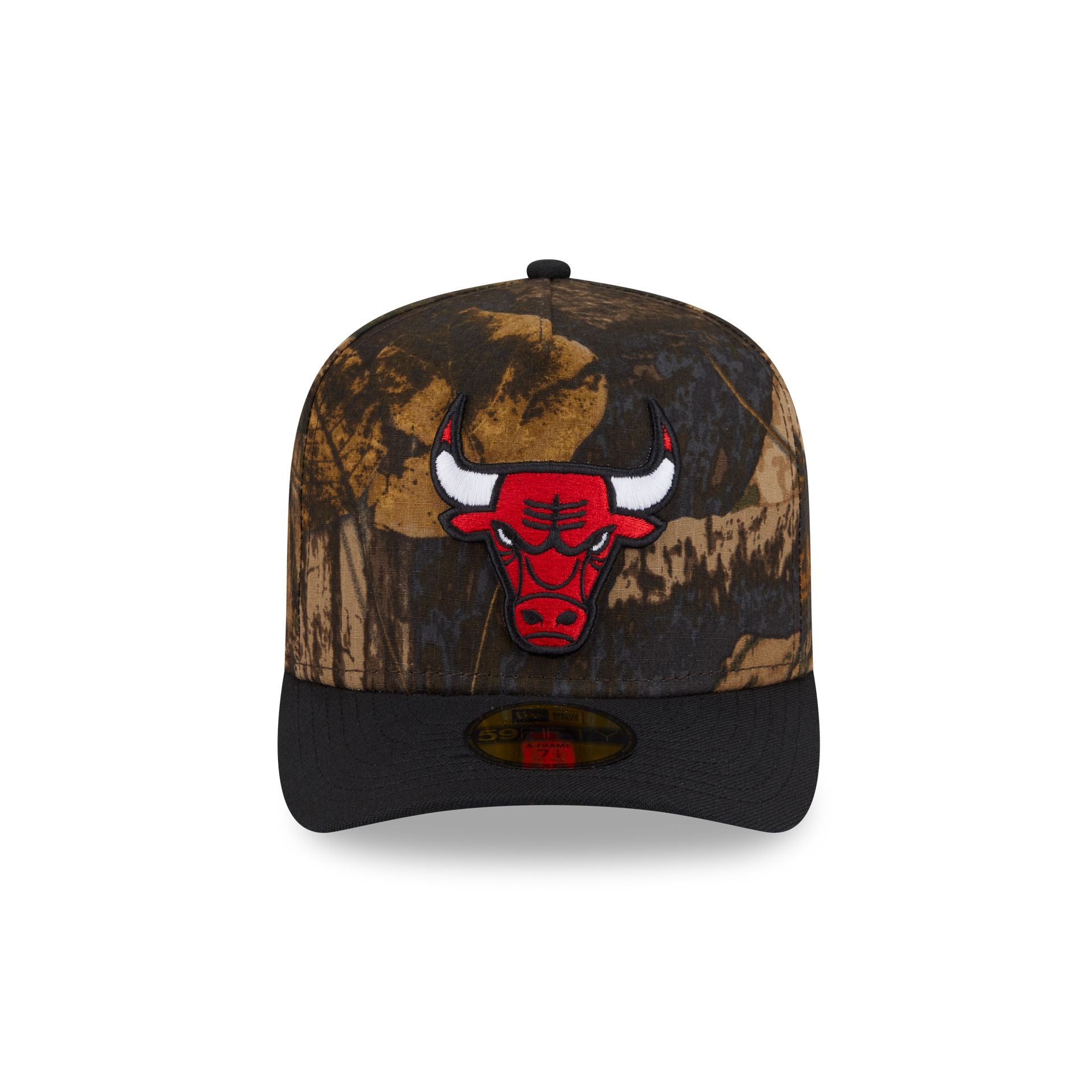 Chicago Bulls Ripstop Camo 59FIFTY A-Frame Fitted Hat - Image 2