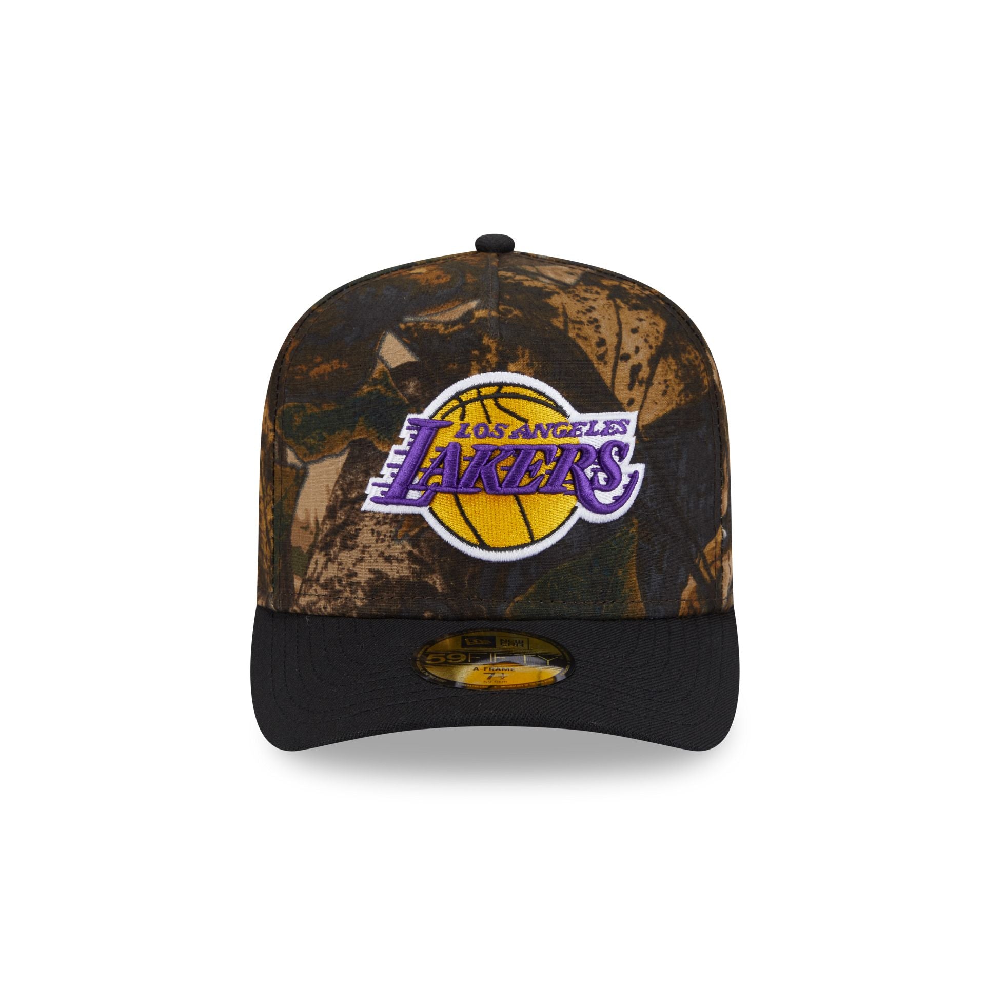Los Angeles Lakers Ripstop Camo 59FIFTY A-Frame Fitted Hat - Image 2