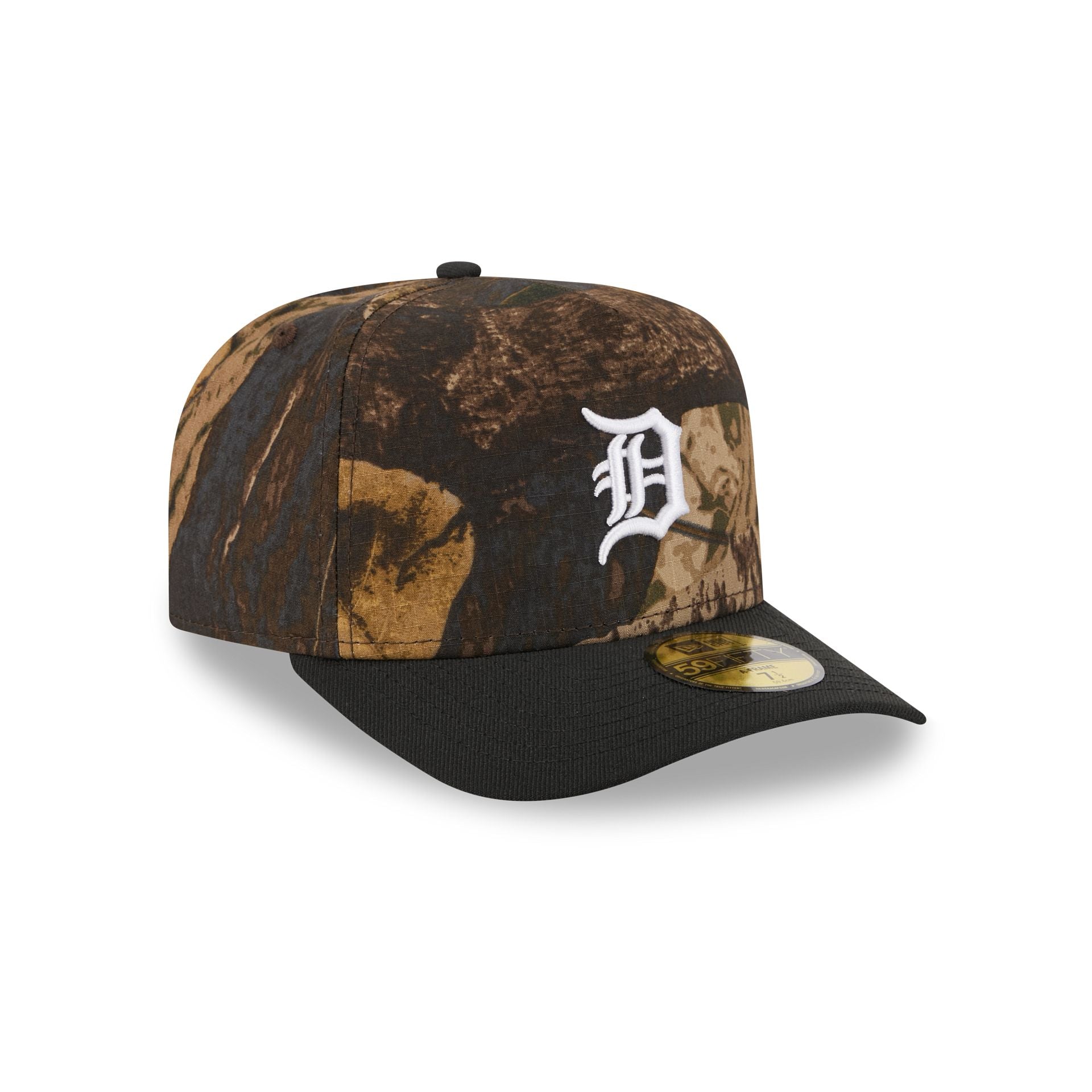 Detroit Tigers Ripstop Camo 59FIFTY A-Frame Fitted Hat - Image 3