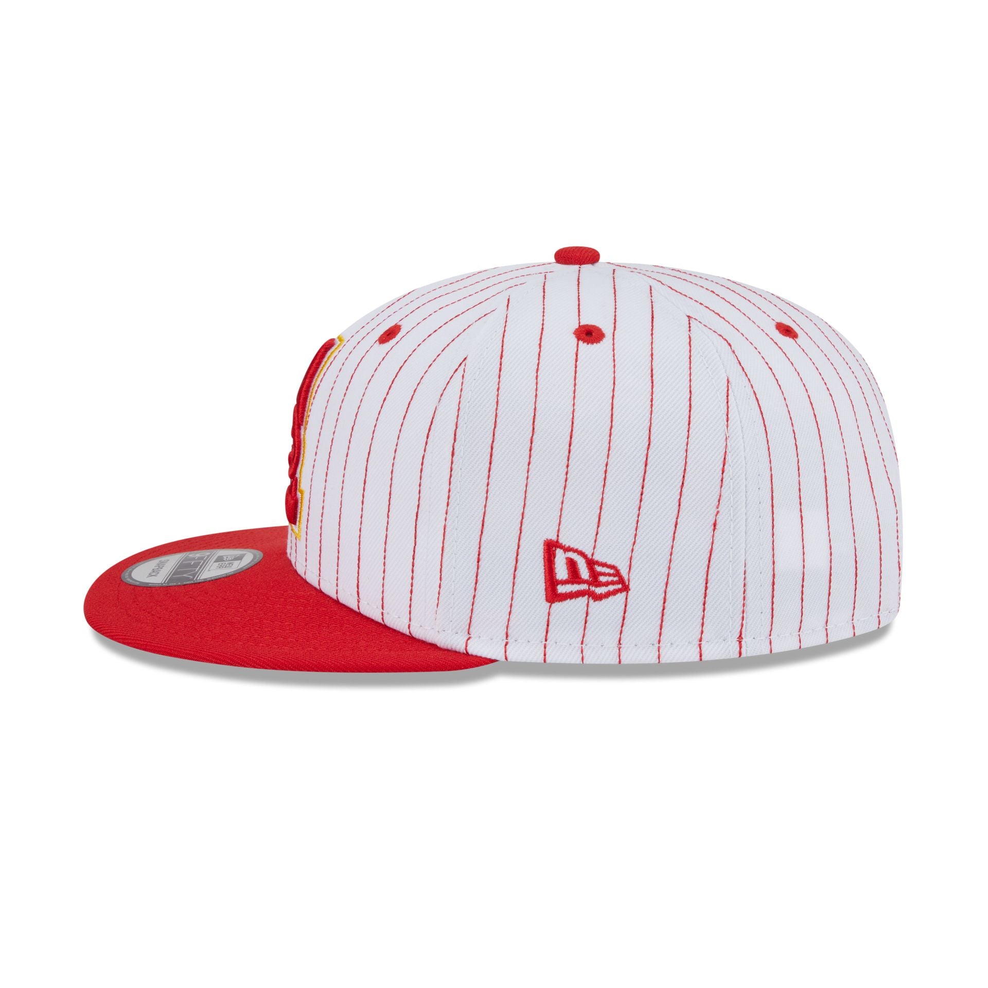Atlanta Hawks Deceptor Pinstripe 9FIFTY Snapback Hat - Image 5