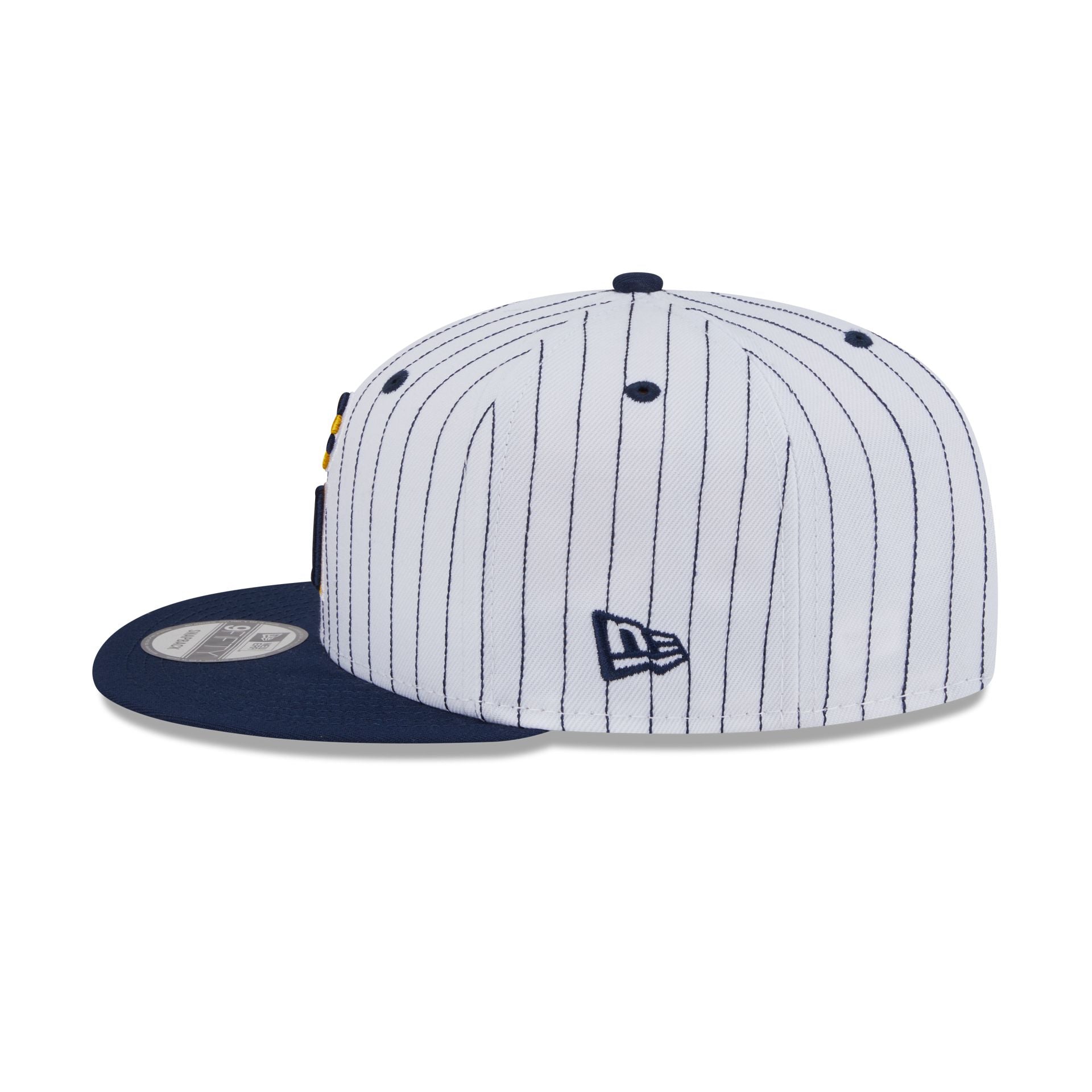 Indiana Pacers Deceptor Pinstripe 9FIFTY Snapback Hat - Image 5