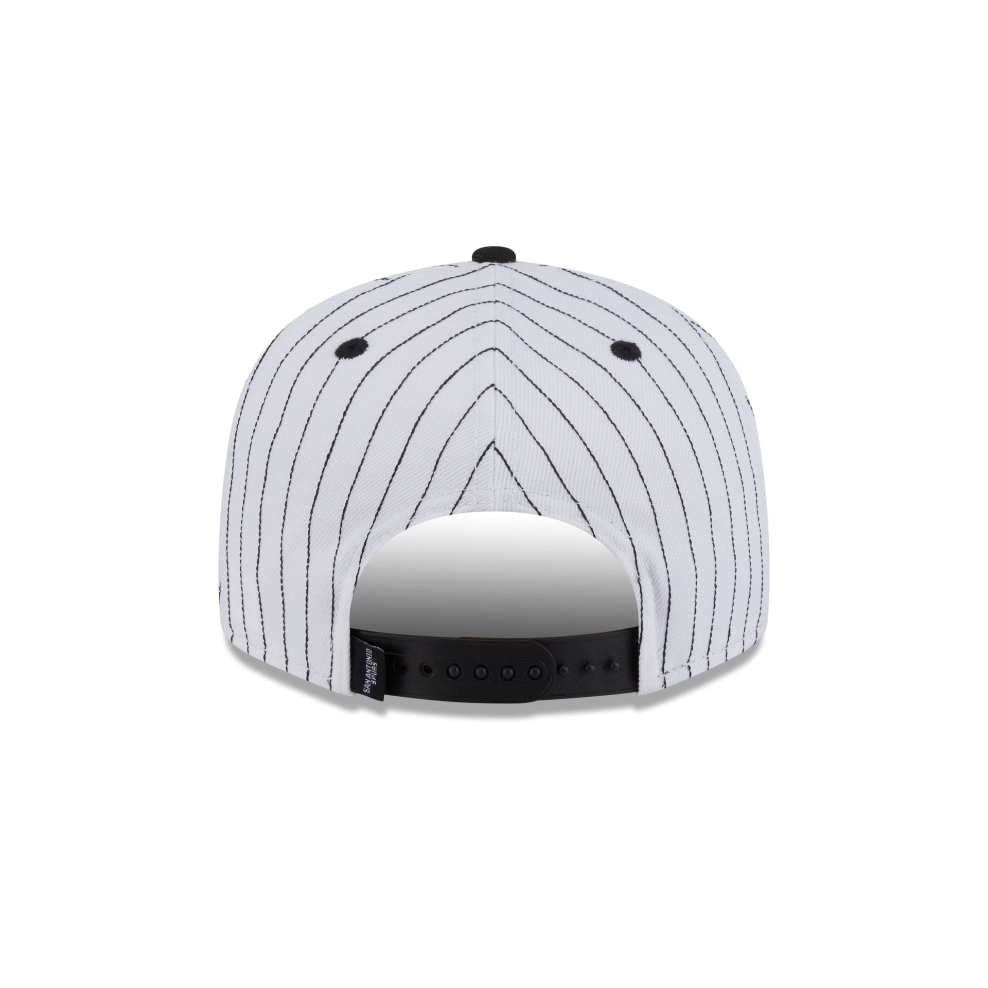 San Antonio Spurs Deceptor Pinstripe 9FIFTY Snapback Hat - Image 6