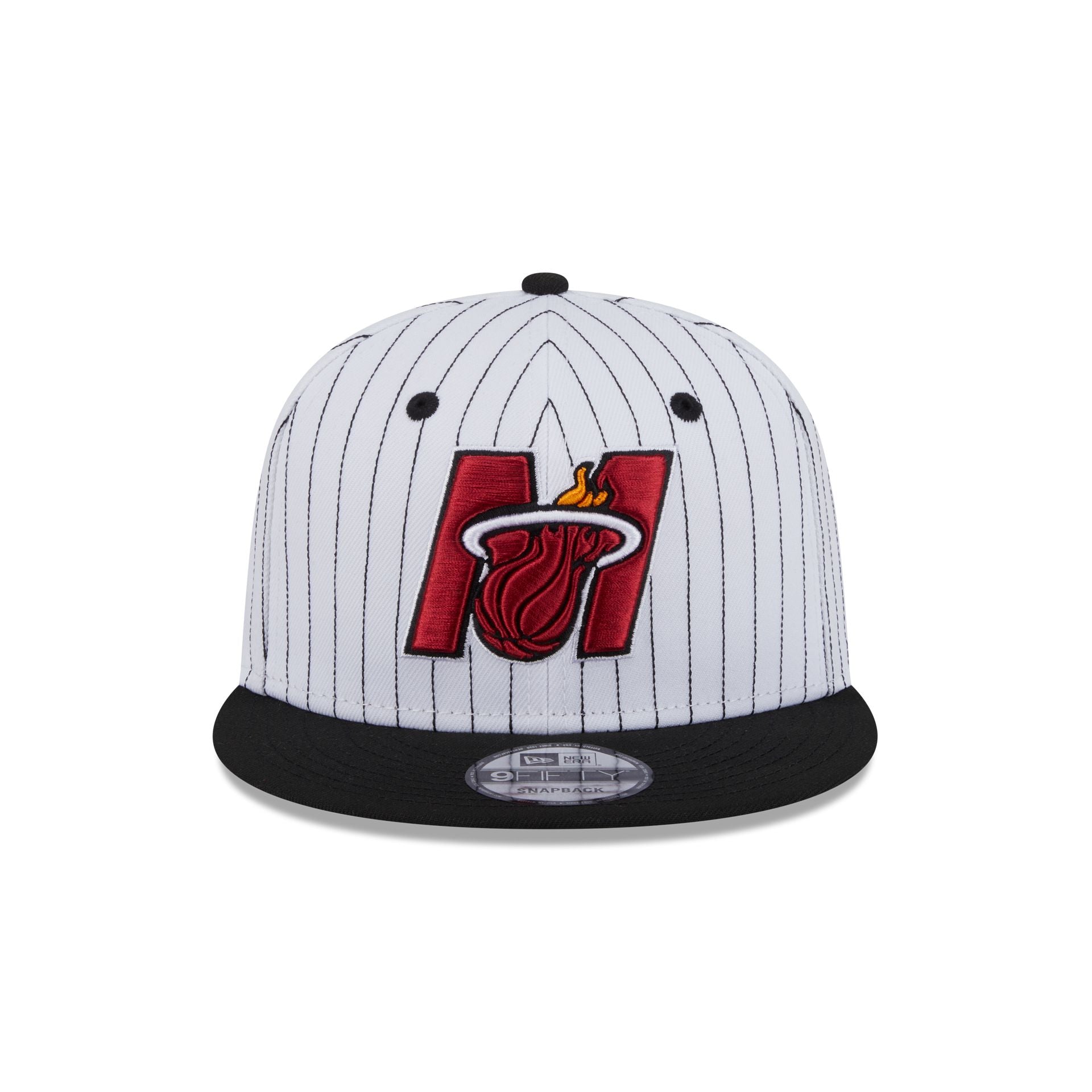 Miami Heat Deceptor Pinstripe 9FIFTY Snapback Hat - Image 2