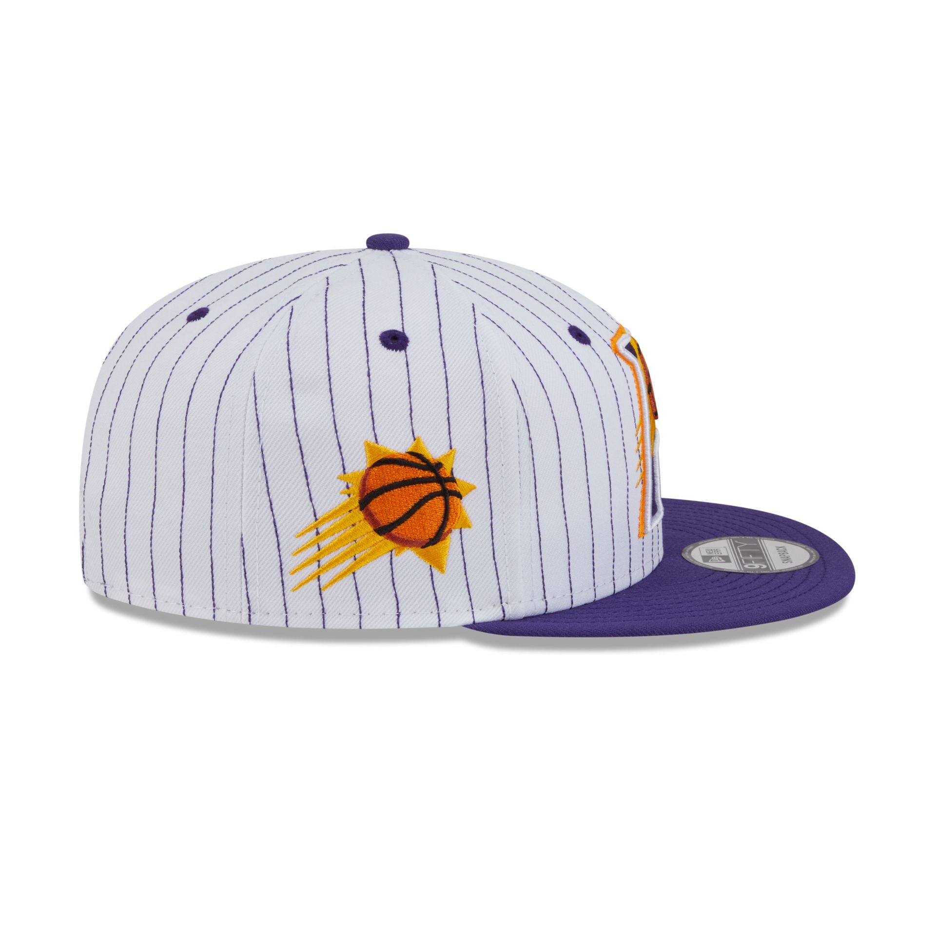 Phoenix Suns Deceptor Pinstripe 9FIFTY Snapback Hat - Image 4