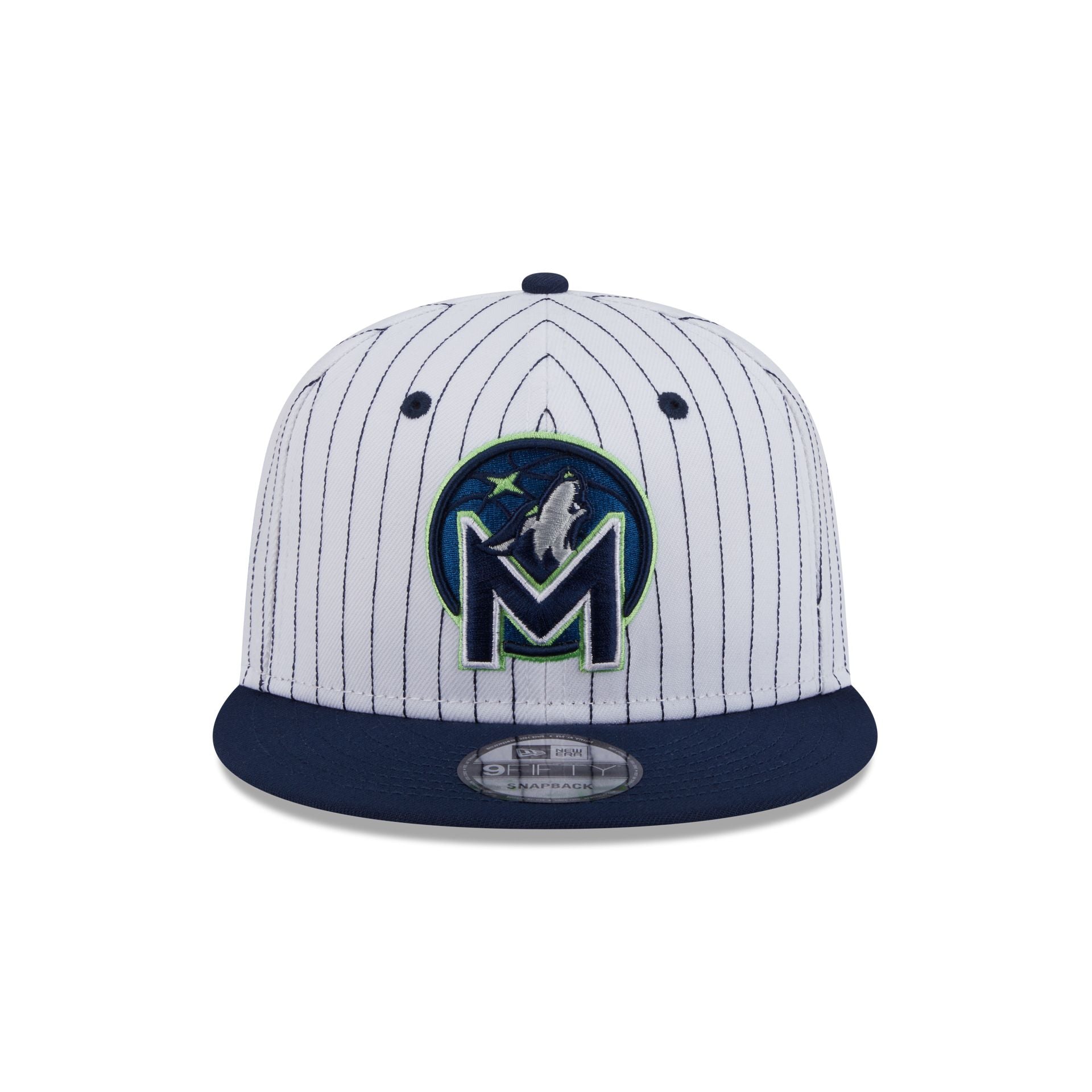 Minnesota Timberwolves Deceptor Pinstripe 9FIFTY Snapback Hat - Image 2