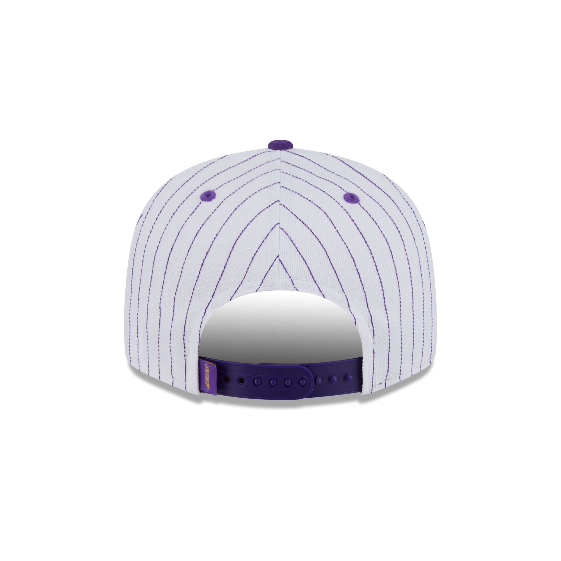 Los Angeles Lakers Deceptor Pinstripe 9FIFTY Snapback Hat - Image 6