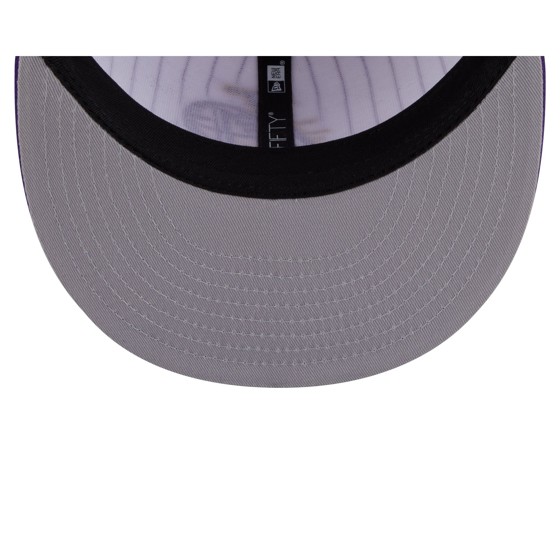 Los Angeles Lakers Deceptor Pinstripe 9FIFTY Snapback Hat - Image 7