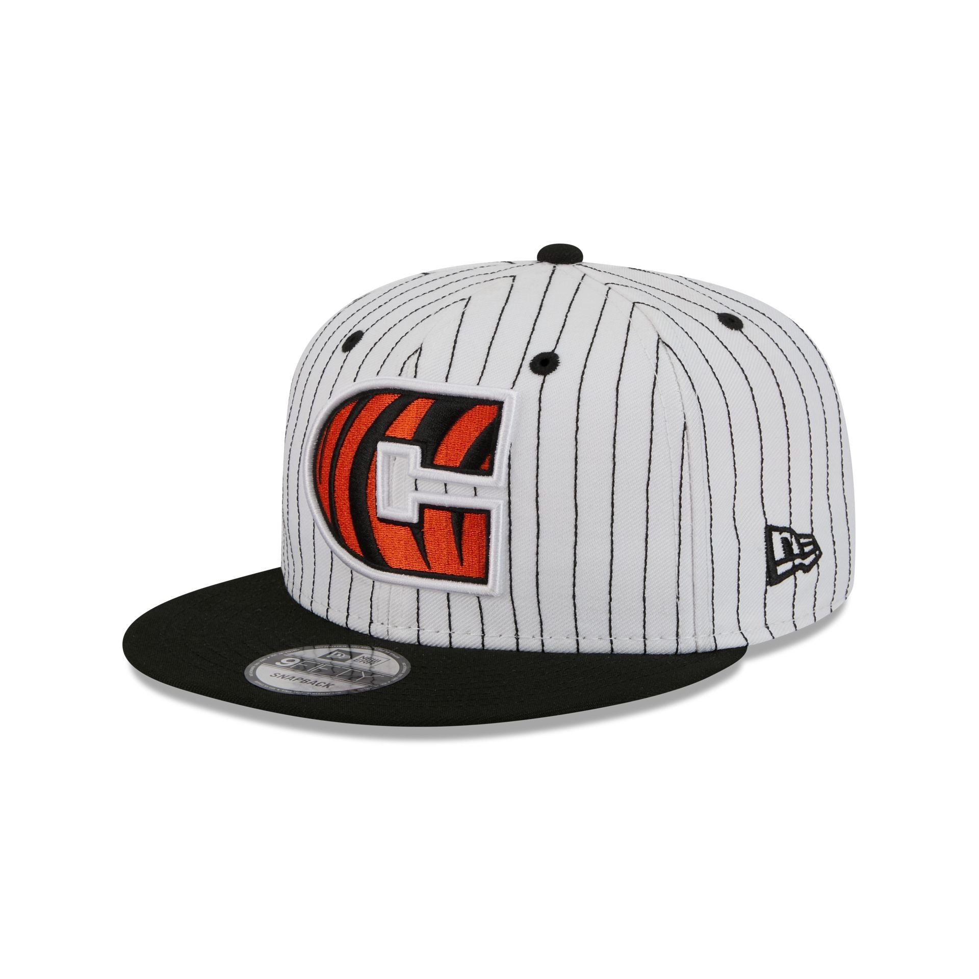 Cincinnati Bengals Deceptor Pinstripe 9FIFTY Snapback Hat - Image 3