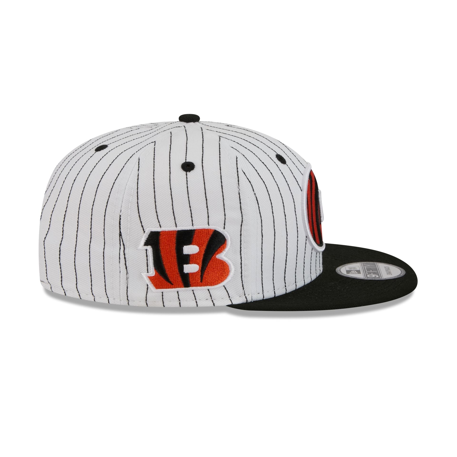 Cincinnati Bengals Deceptor Pinstripe 9FIFTY Snapback Hat - Image 4