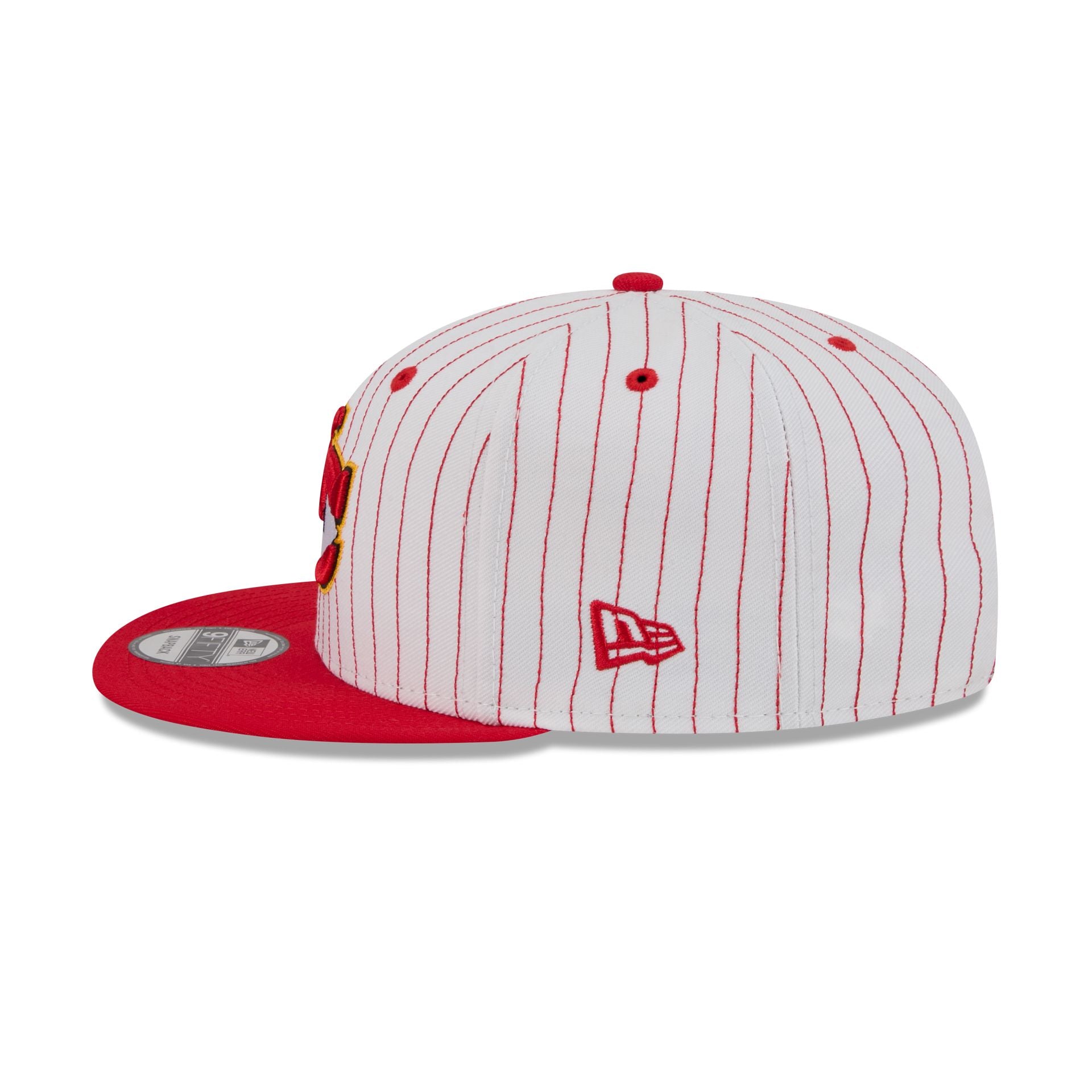 Kansas City Chiefs Deceptor Pinstripe 9FIFTY Snapback Hat - Image 5