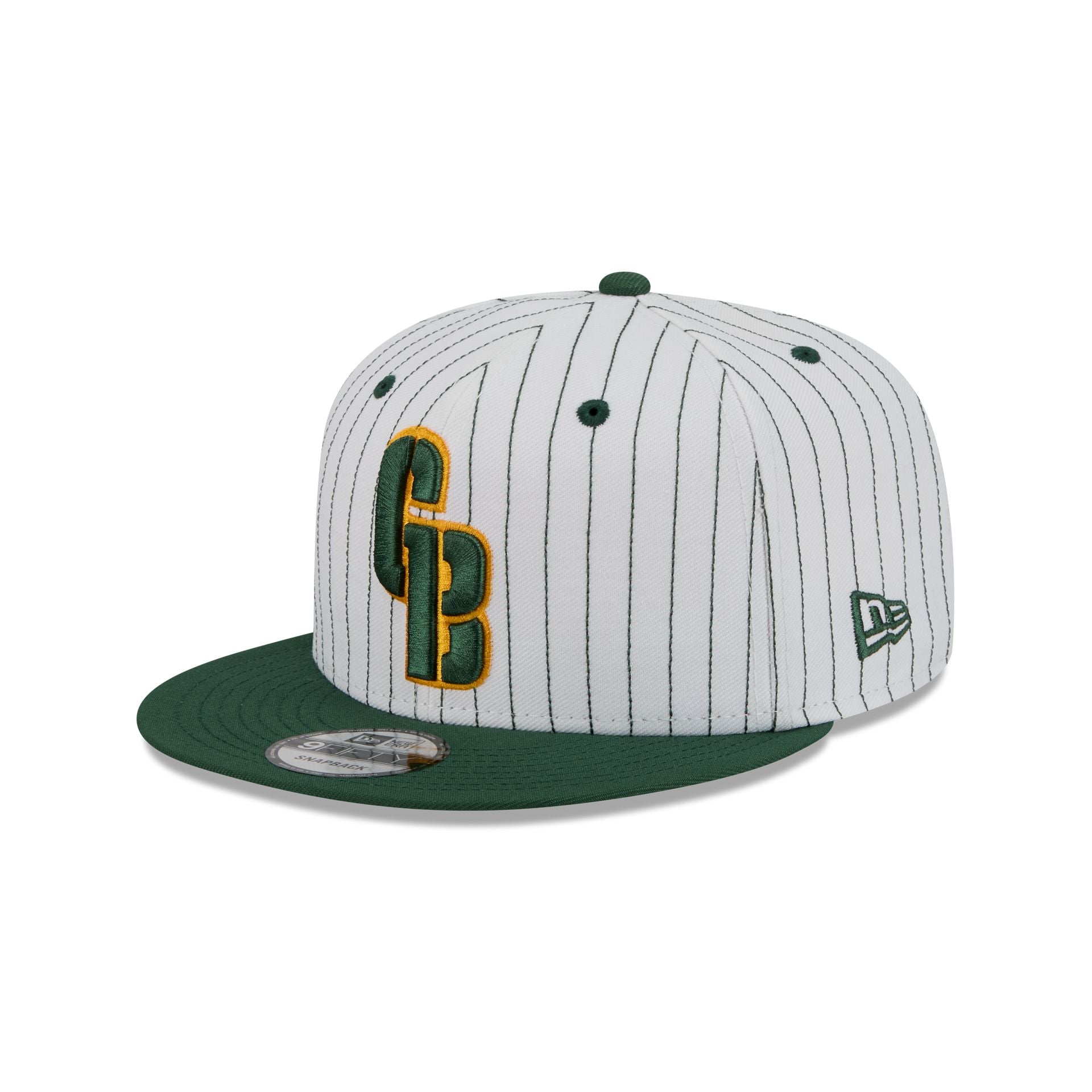 Green Bay Packers Deceptor Pinstripe 9FIFTY Snapback Hat - Image 3