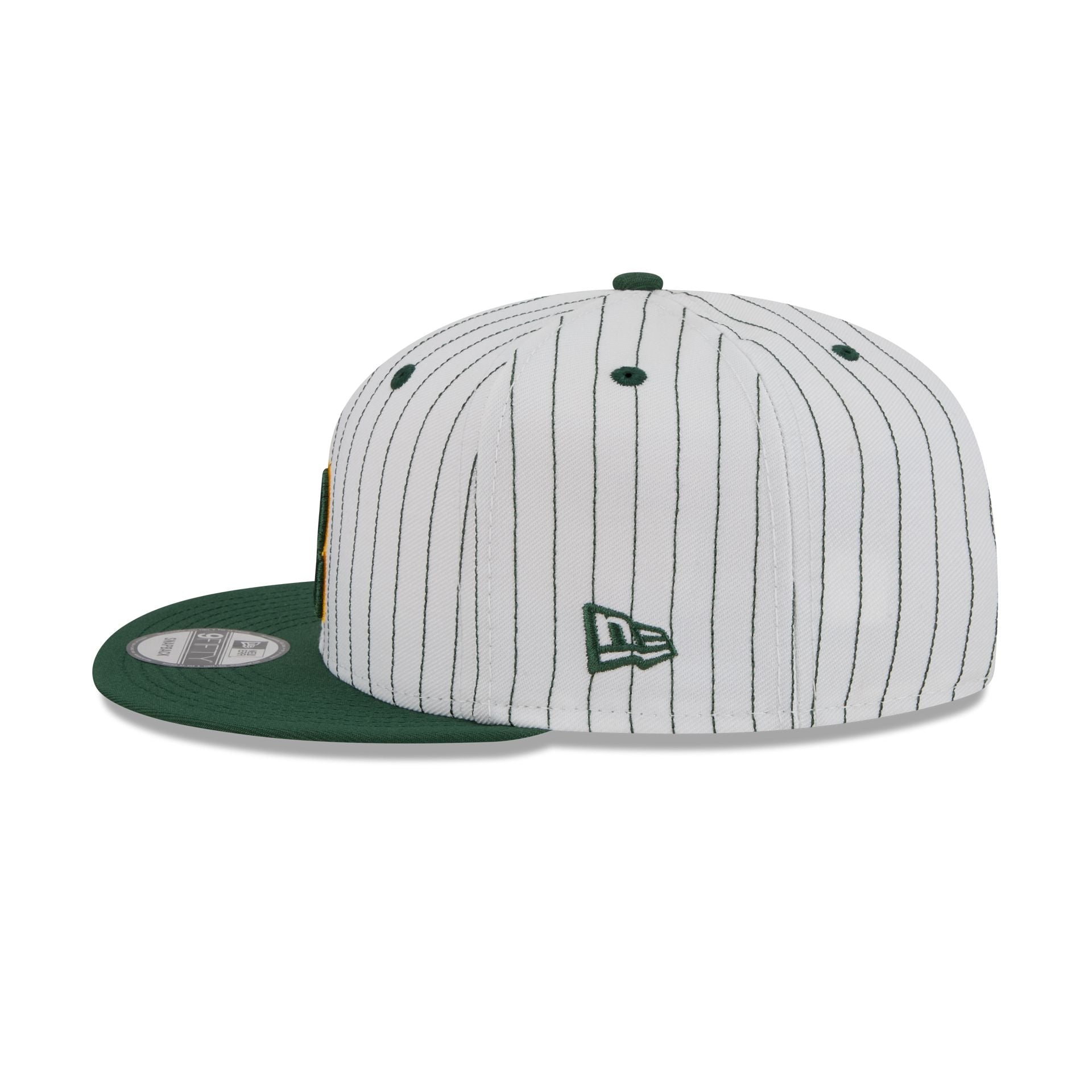 Green Bay Packers Deceptor Pinstripe 9FIFTY Snapback Hat - Image 5