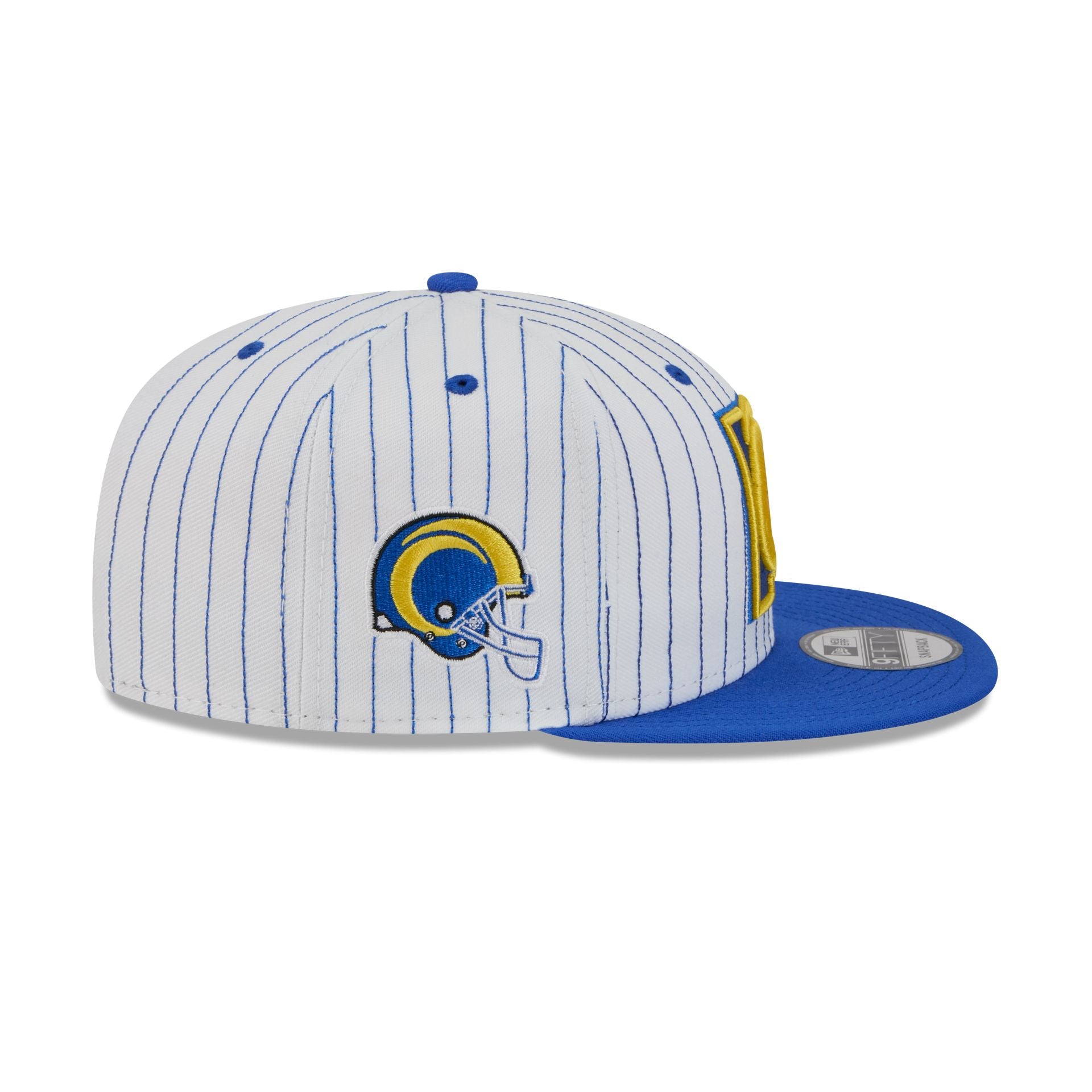 Los Angeles Rams Deceptor Pinstripe 9FIFTY Snapback Hat - Image 4