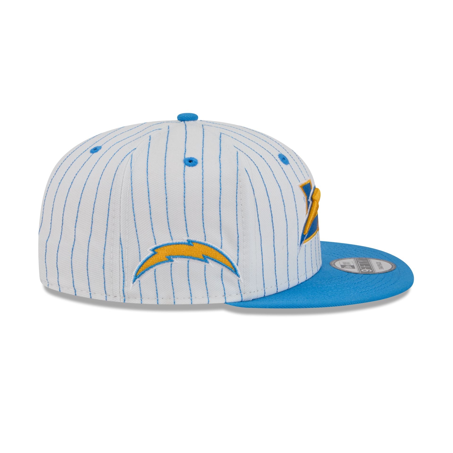 Los Angeles Chargers Deceptor Pinstripe 9FIFTY Snapback Hat - Image 4