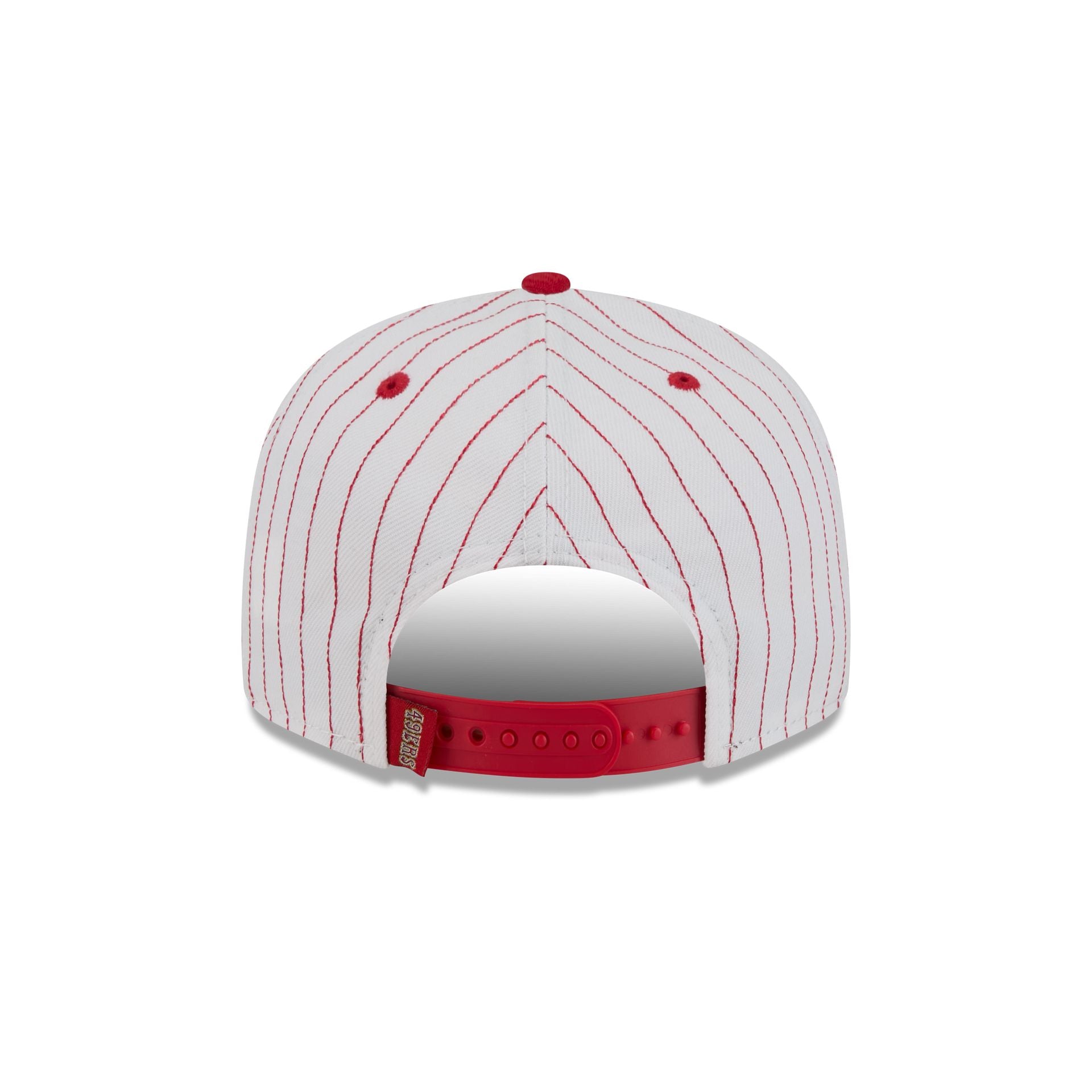 San Francisco 49ers Deceptor Pinstripe 9FIFTY Snapback Hat - Image 6