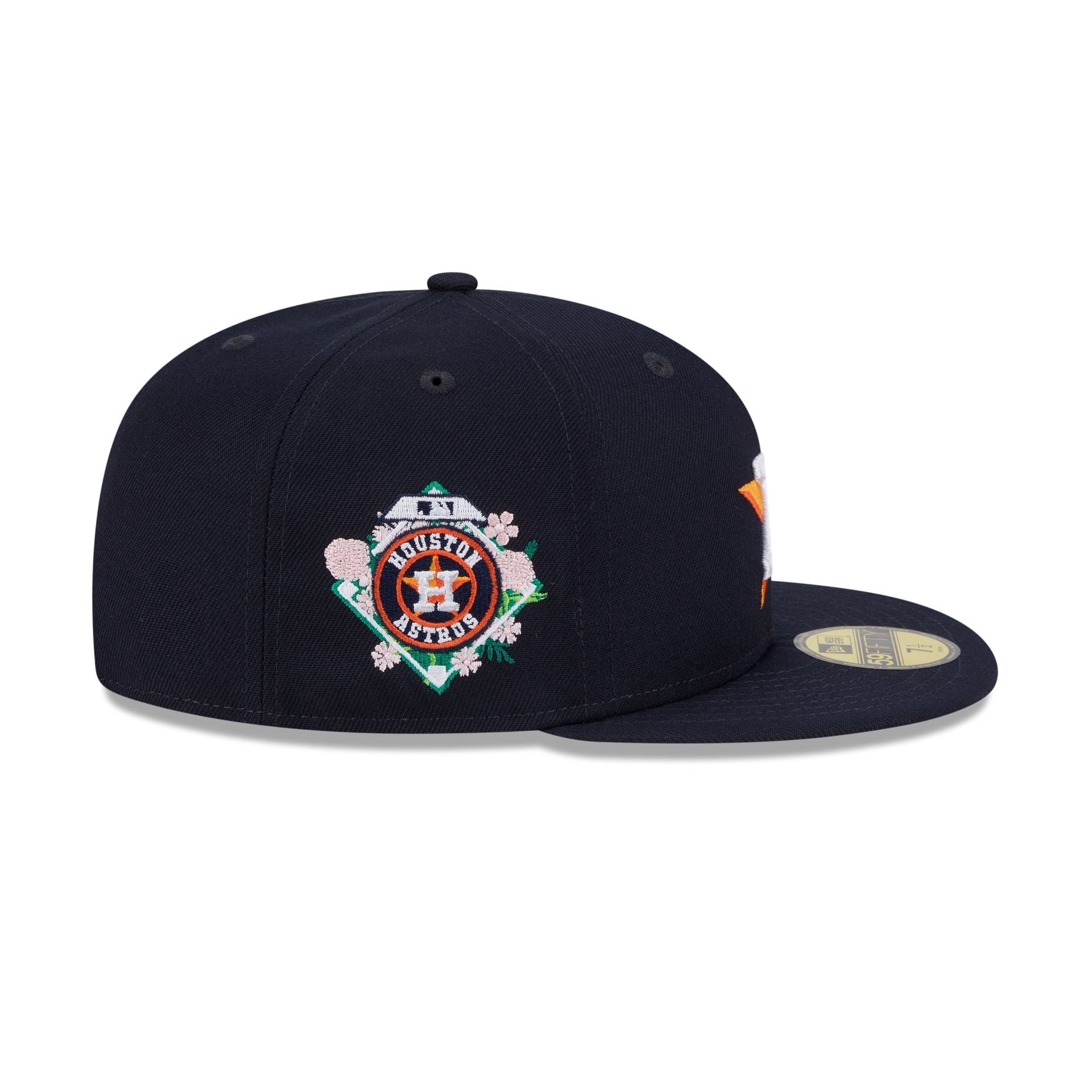 Houston Astros Floral Undervisor 59FIFTY Fitted Hat - Image 4