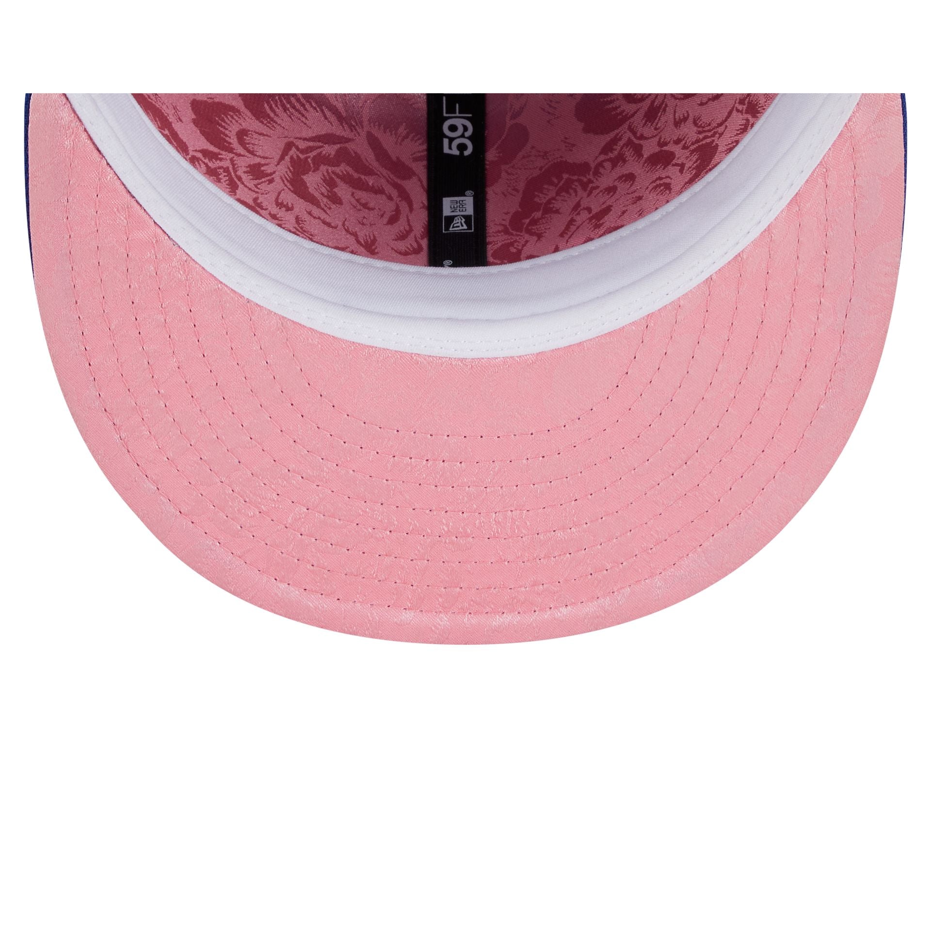 New York Mets Floral Undervisor 59FIFTY Fitted Hat - Image 7