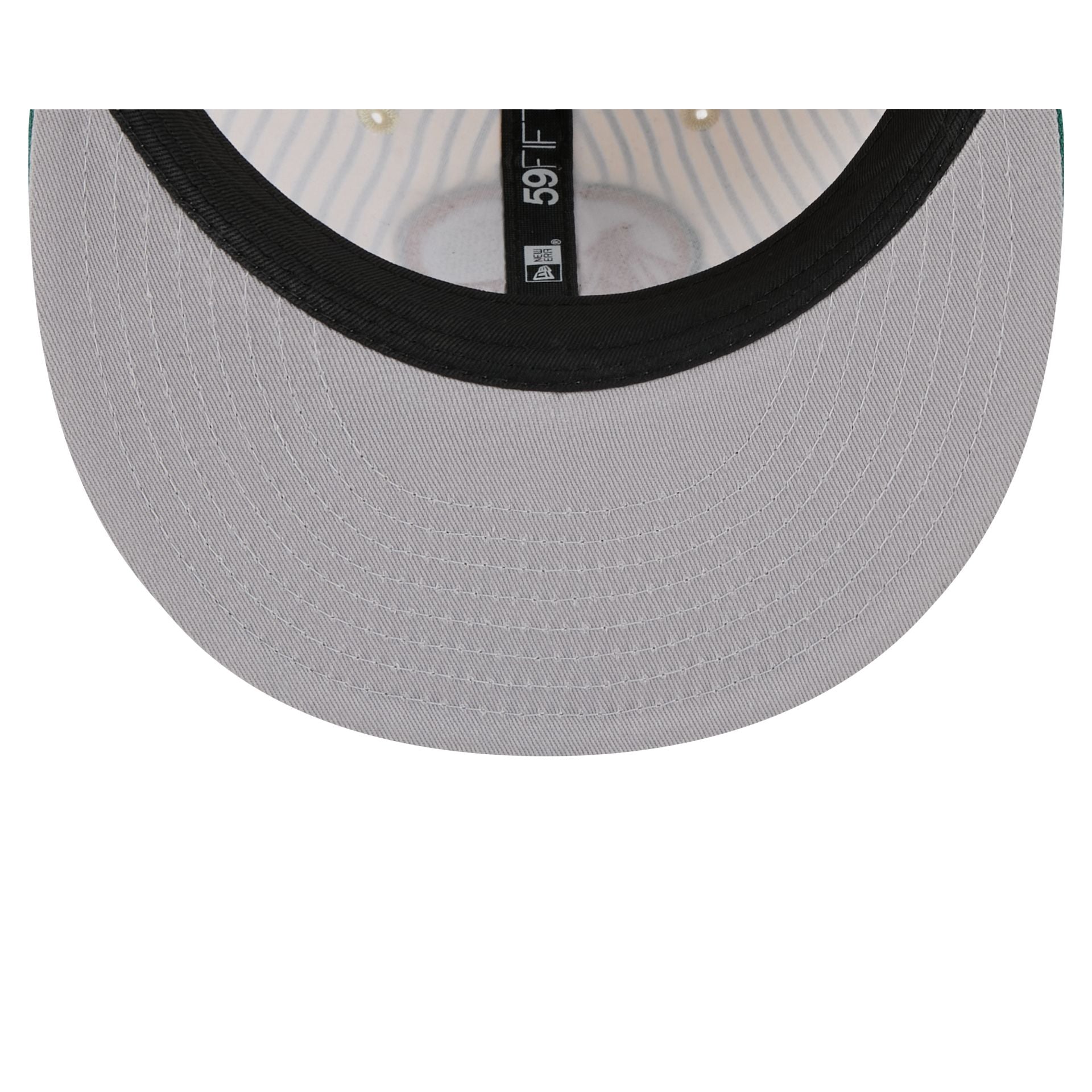 Just Caps Seersucker Golden State Warriors Retro Crown 59FIFTY Fitted Hat - Image 7