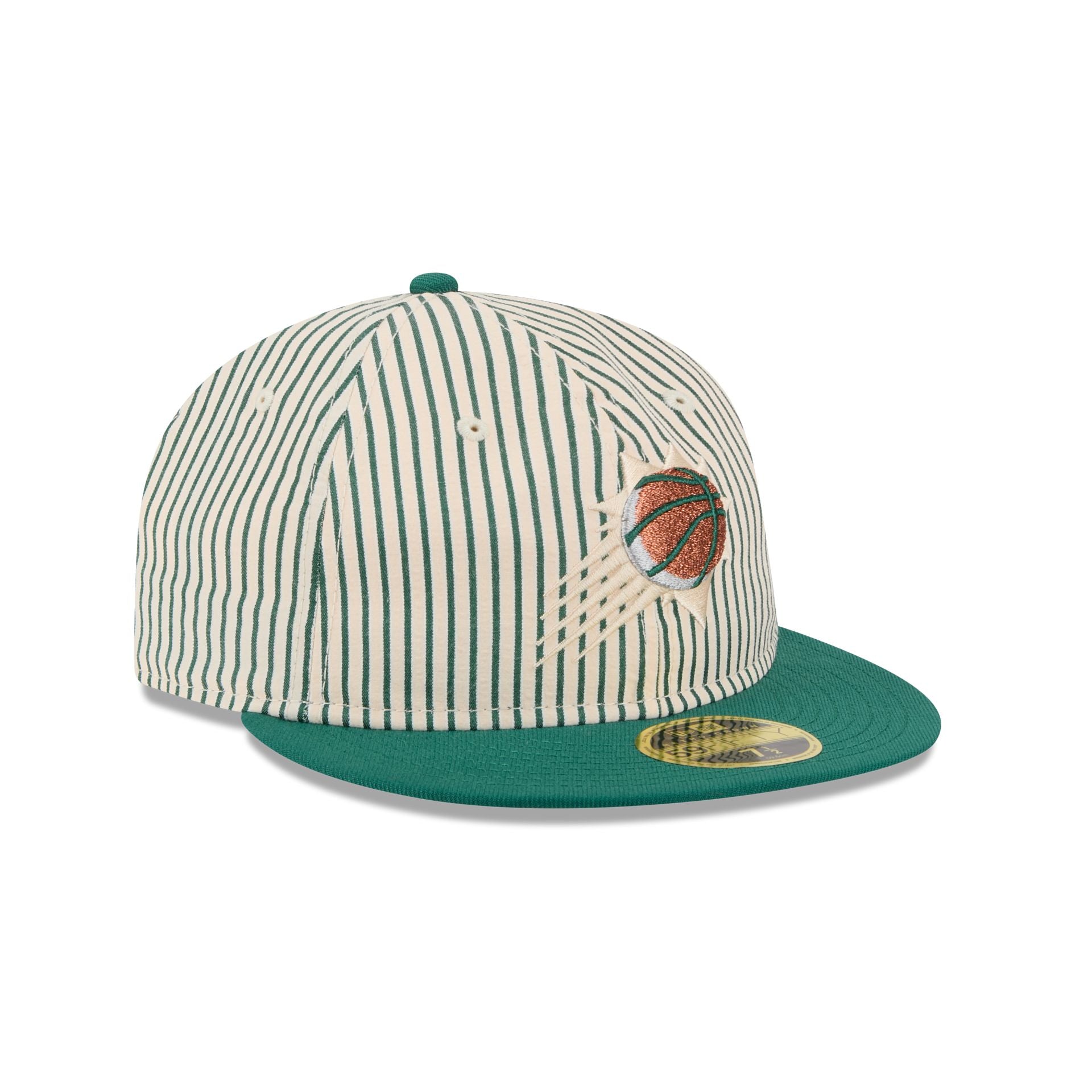 Just Caps Seersucker Phoenix Suns Retro Crown 59FIFTY Fitted Hat - Image 3