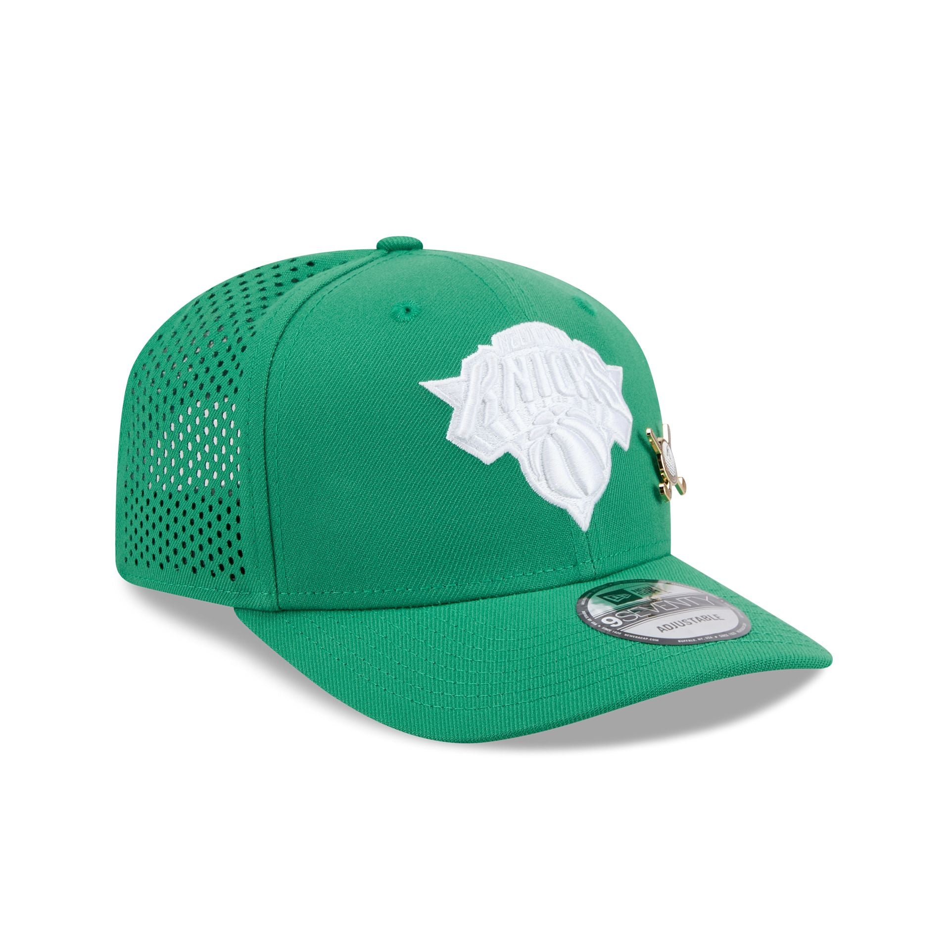 New York Knicks Tee Time 9SEVENTY Trucker Hat - Image 3