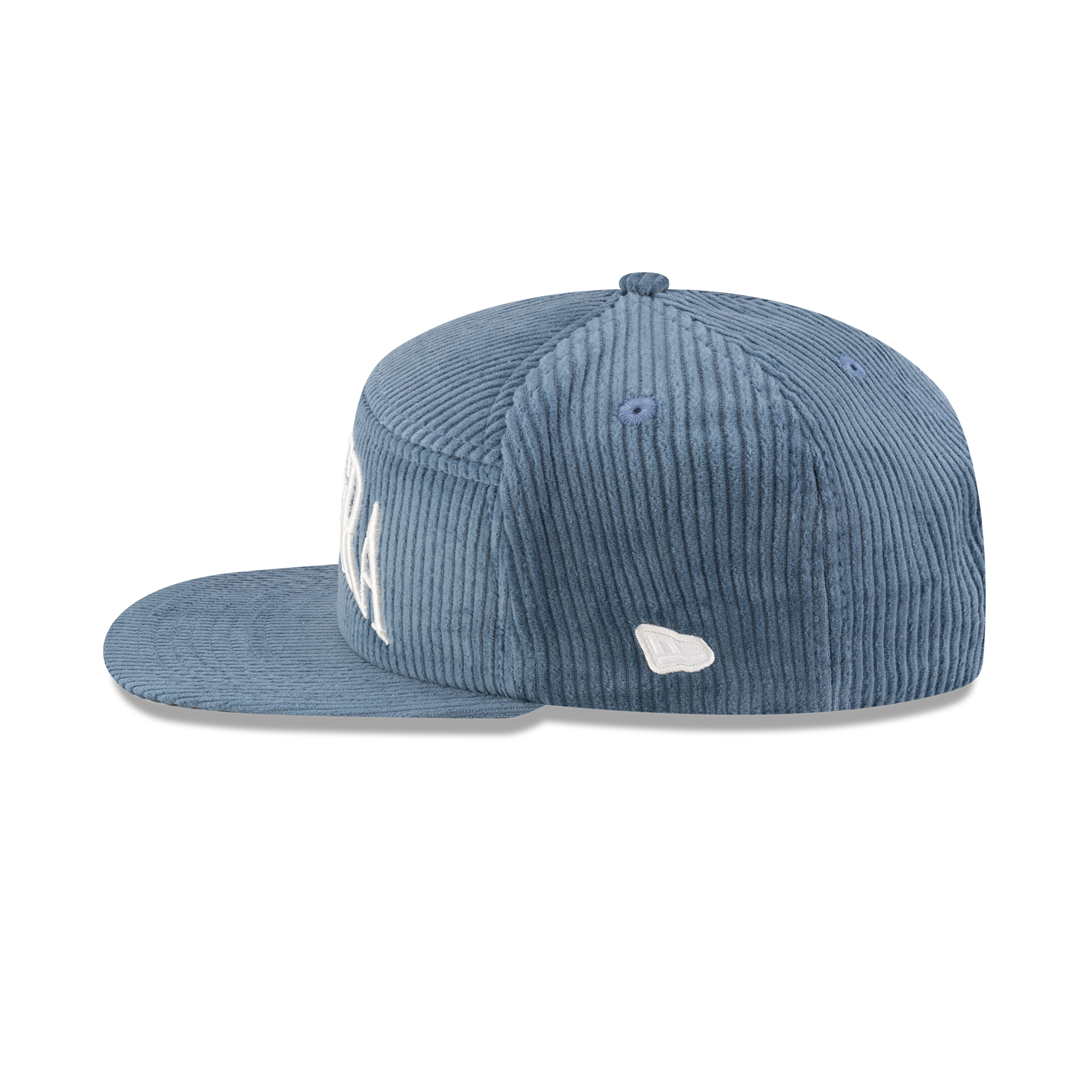 New Era Branded Paragon Corduroy Indigo Split Panel 9FIFTY Snapback Hat - Image 4