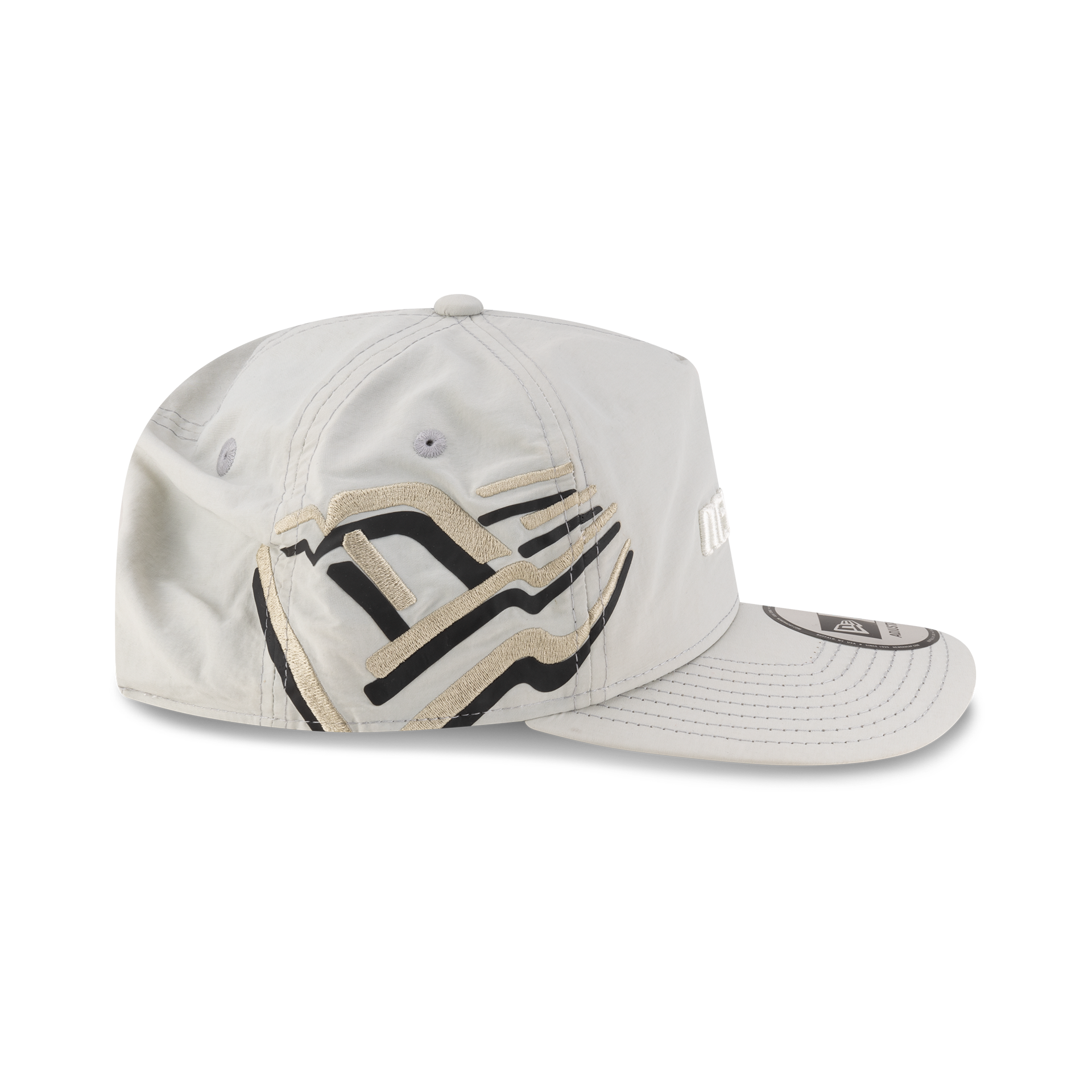 New Era Branded Raised Flag Mirage Gray Golfer Hat - Image 4