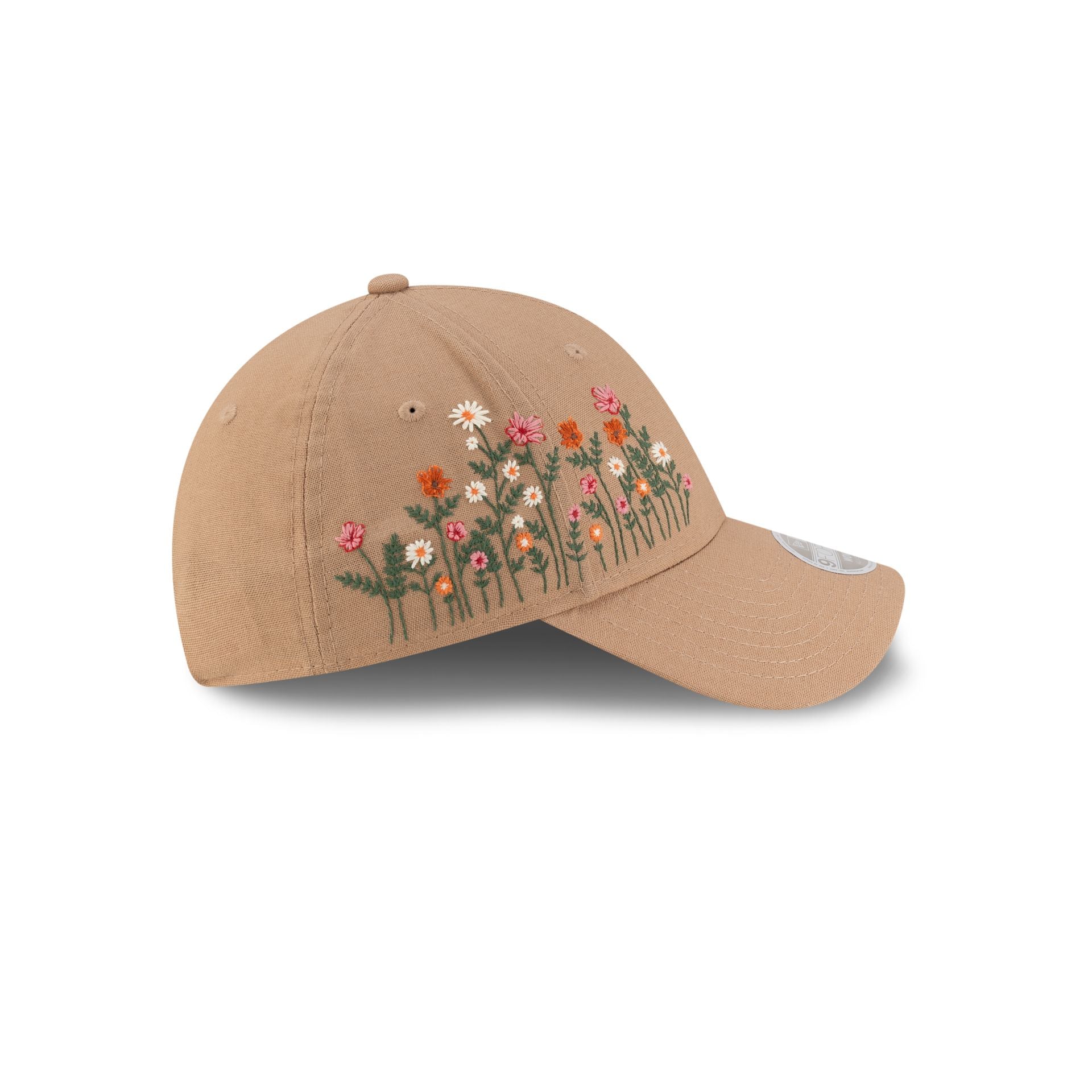 New Era Cap Women's Floral Brown 9FORTY Snapback Hat - Image 4