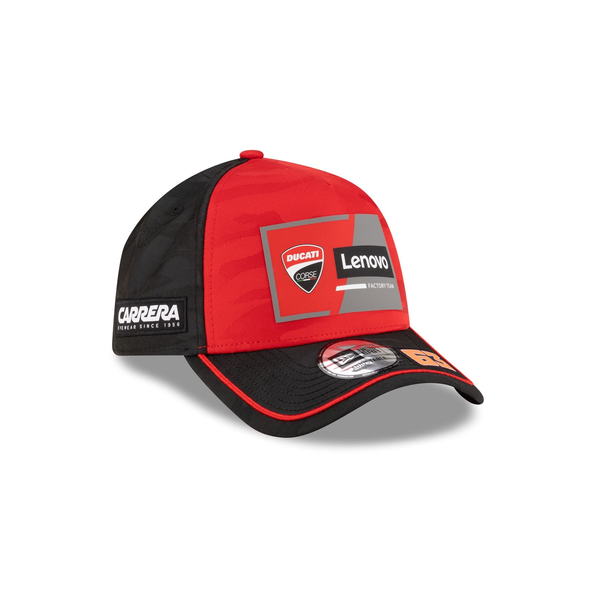 Ducati Lenovo Team MotoGP Pecco Bagnaia Teamline 9FORTY A-Frame Adjustable Hat - Image 2